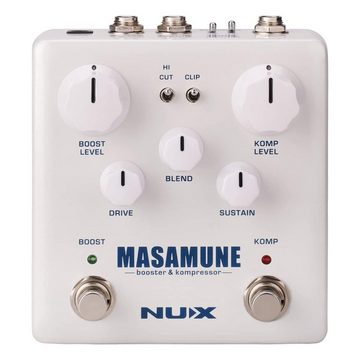 Nux E-Gitarre Masamune Booster und Kompressor mit Netzteil