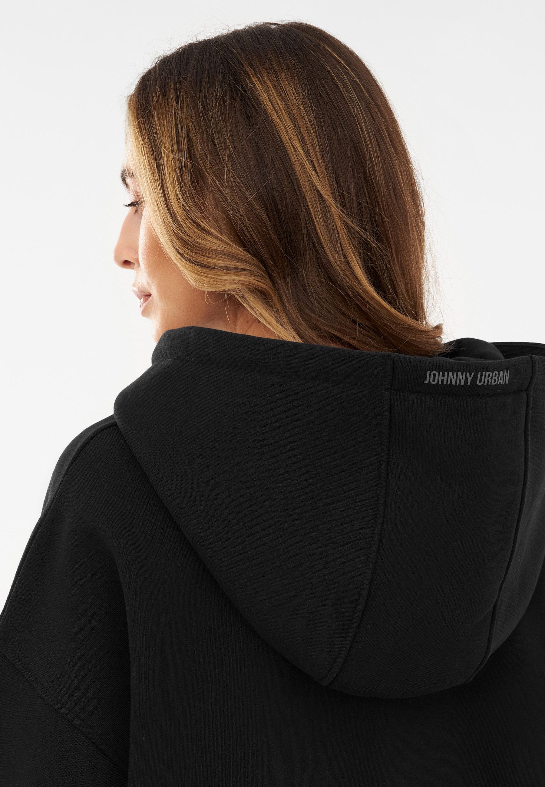 Johnny Urban Sweatjacke Caleb Oversize Sweatjacke (1-tlg) Kapuzenjacke aus dickem Stoff, weich und knitterfrei