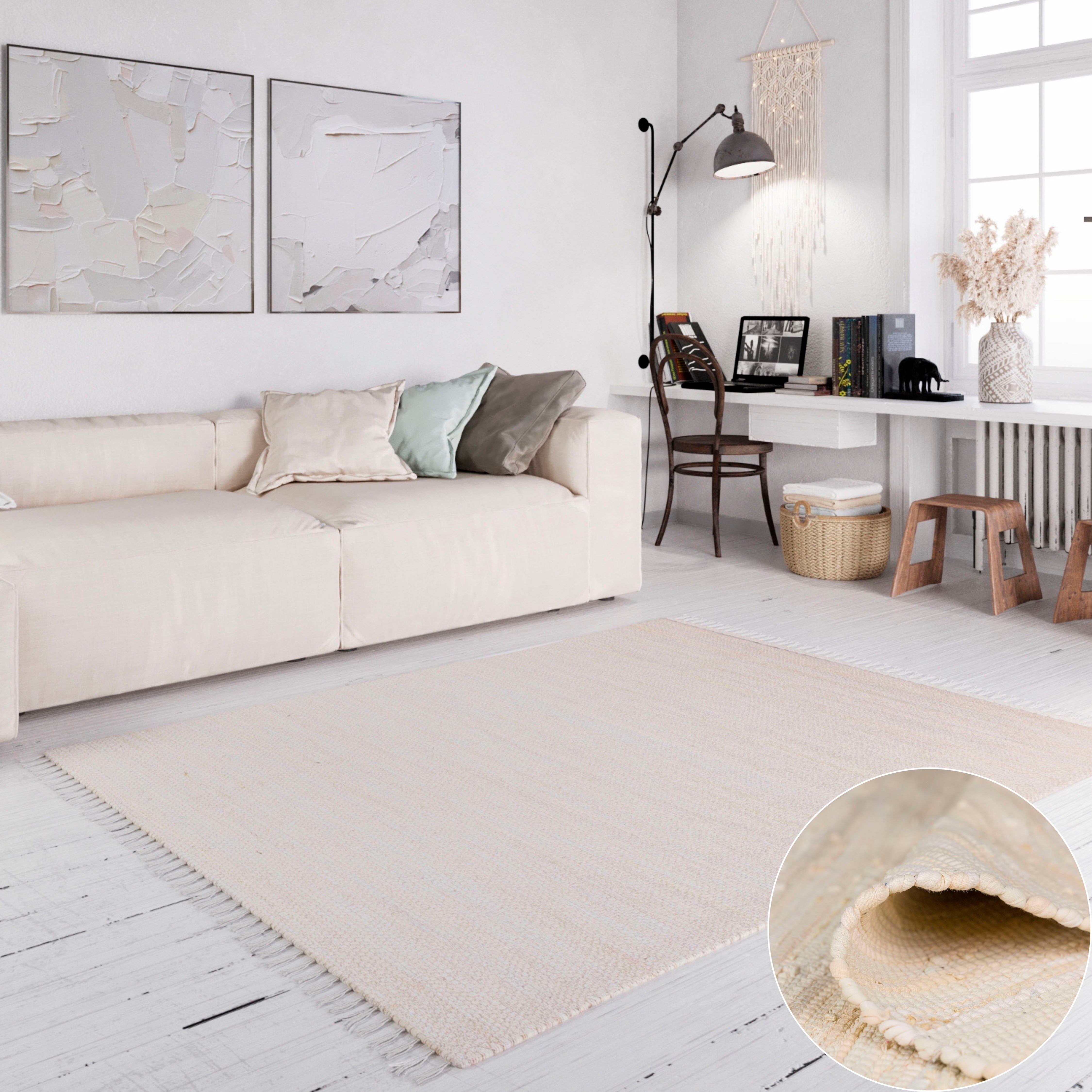 my home Teppich Wertingen, rechteckig, Höhe: günstig online kaufen
