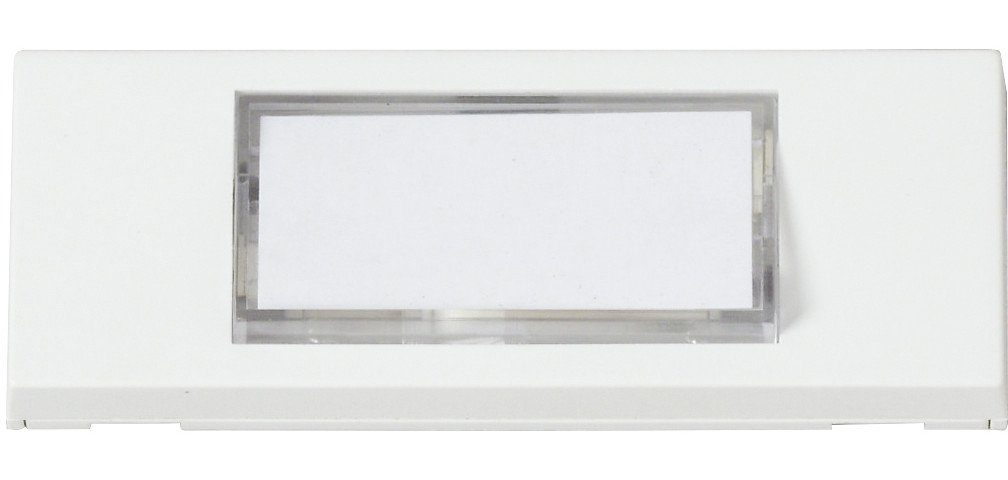 Heidemann Türklingel Heidemann Klingelplatte Kunststoff reinweiß