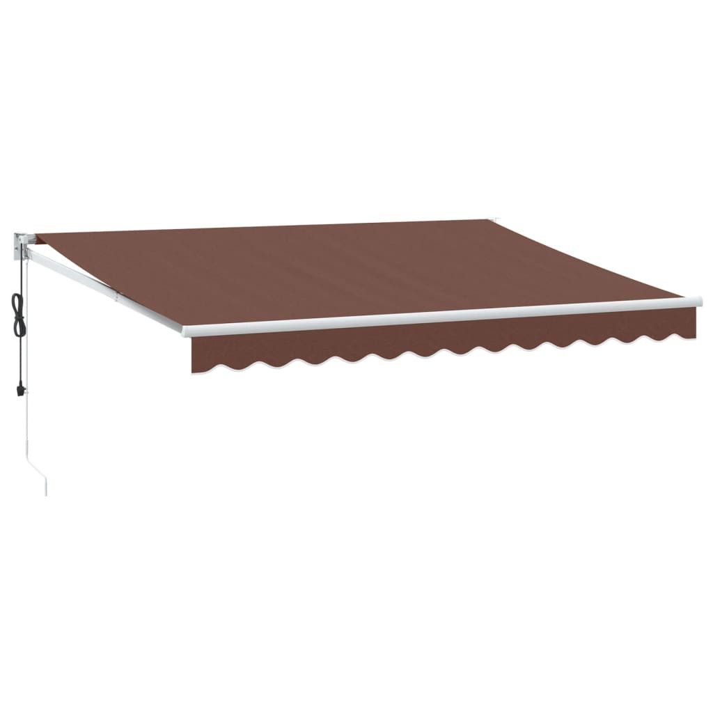 vidaXL Markise Markise Automatisch Braun 350x250 günstig online kaufen