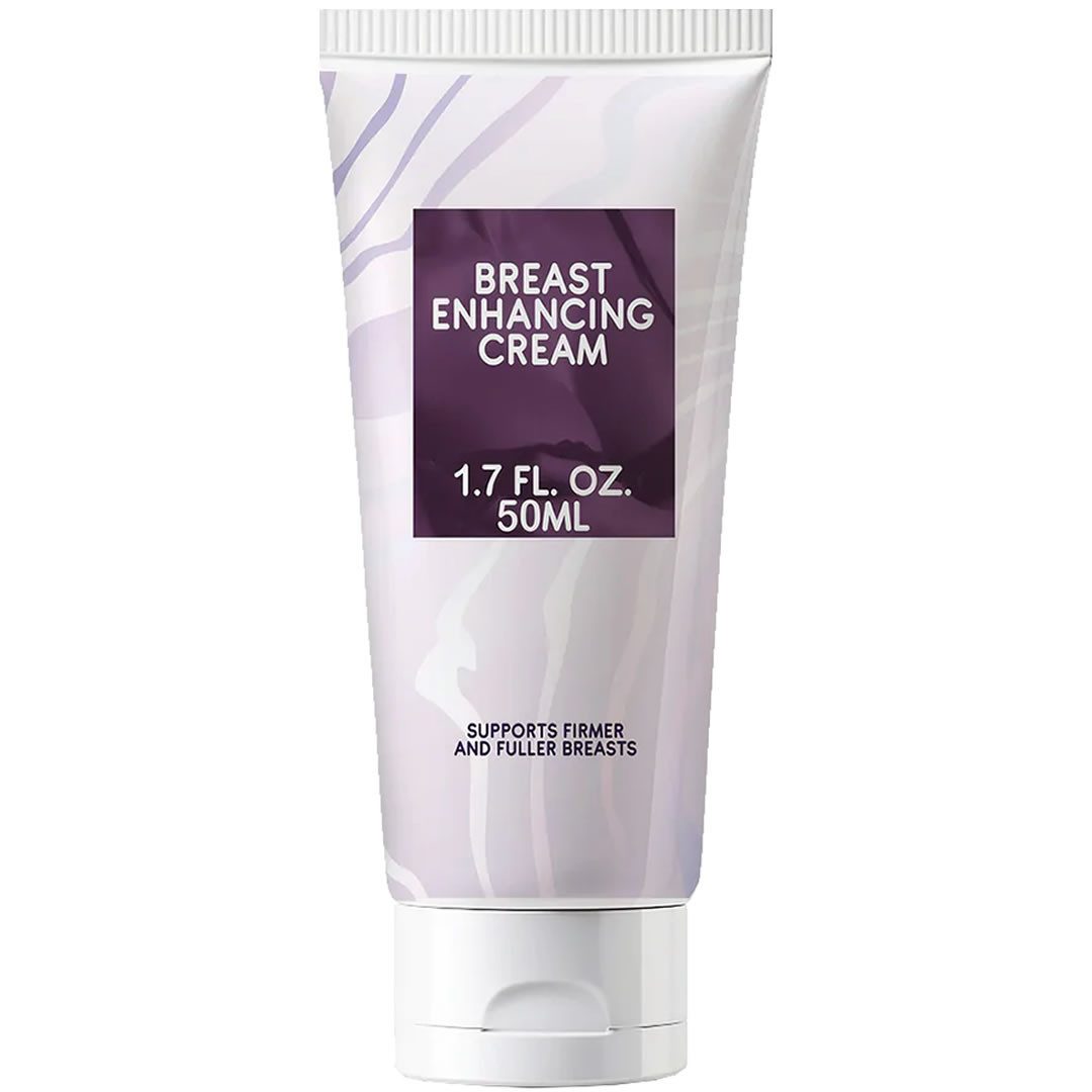 PharmQuests Intimpflege Breast Enhancing Cream Tube mit, 1-tlg., Brustcreme mit Vitamin B3, für mehr Volumen