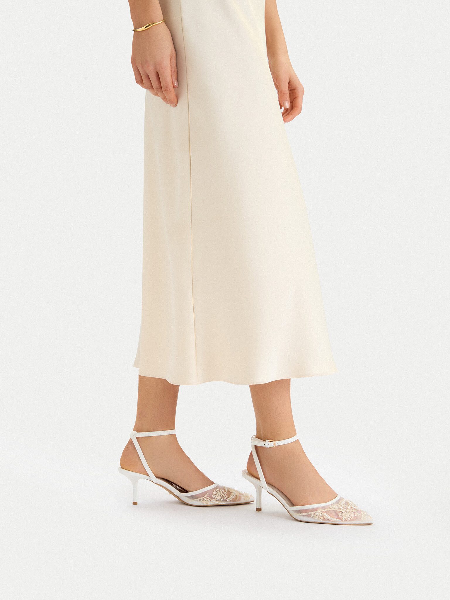 DeeZee Deezee Damenpumps Weiß DeeZee-CEO-CD25-09-3 Weiß Pumps