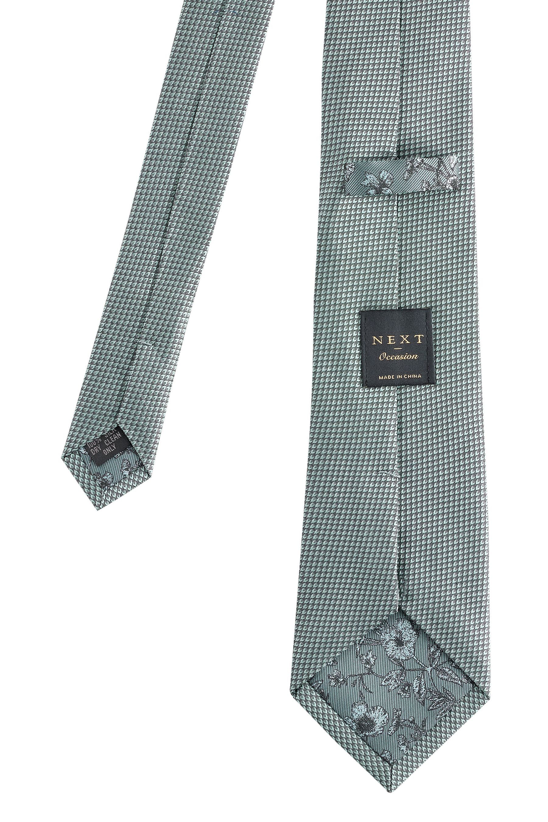 Next Krawatte Strukturierte Krawatte und Einstecktuch (2-St) günstig online kaufen