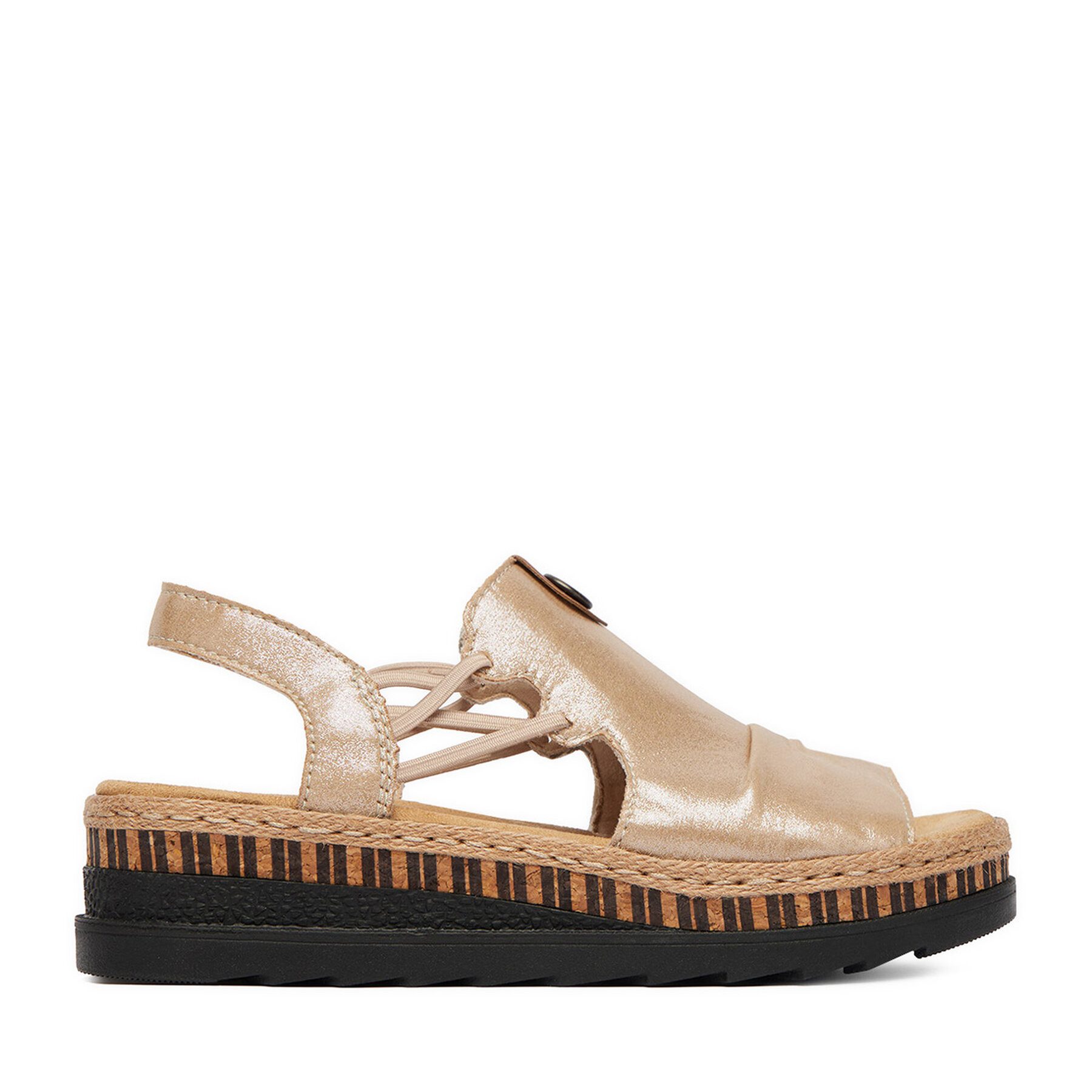Rieker Rieker Damen-Sandalen Gold V7972-60 Sandale