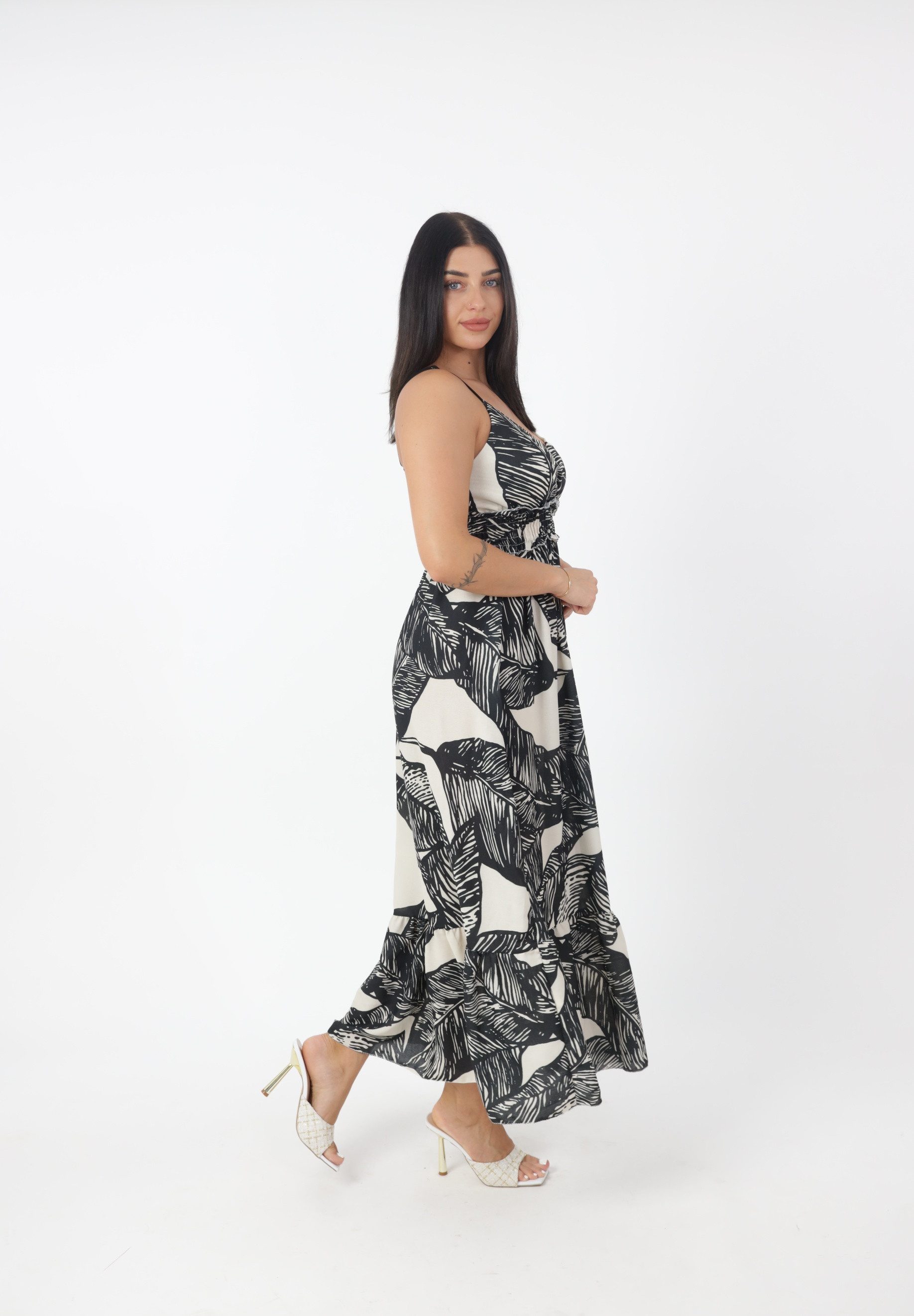 Elara Sommerkleid Kleid mit Muster