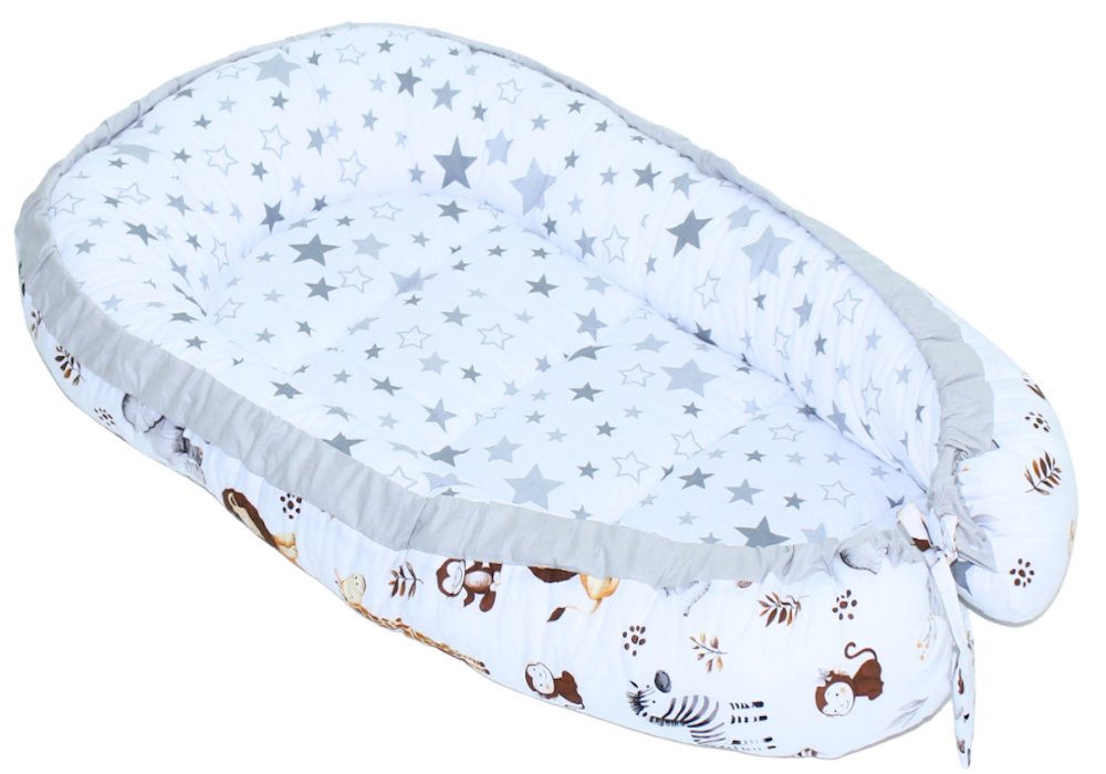 Primawela Bettnestchen Baby Nestchen Kokon Kuschelnest Baumwolle