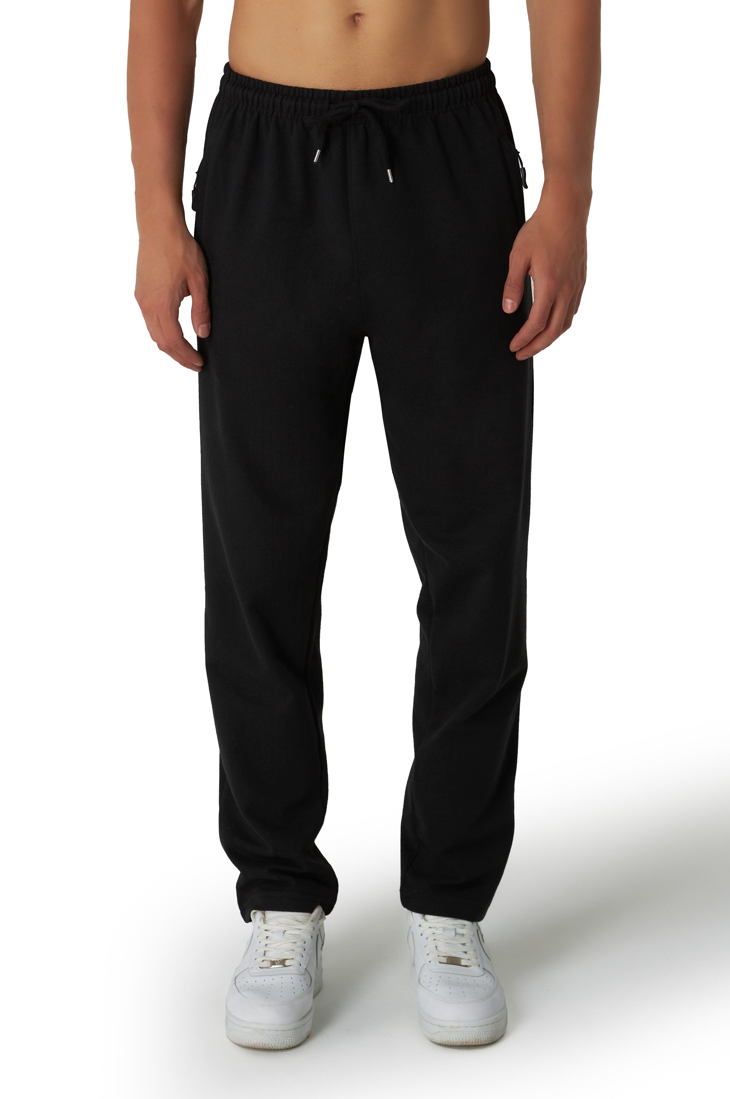 Smith & Solo Sporthose Jogginghose Herren Sweathose mit Reißversclusstasche günstig online kaufen