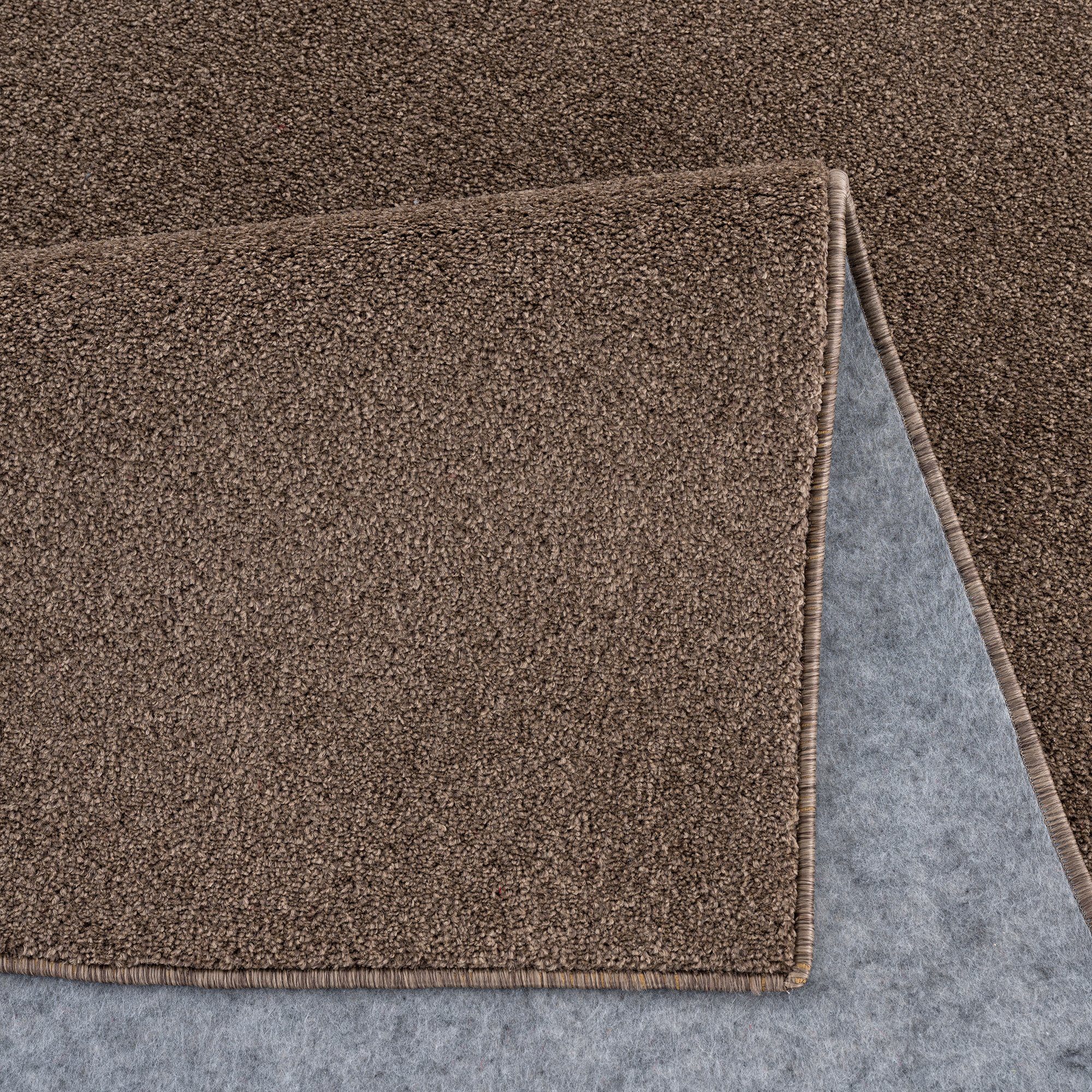 Jimri Teppich Lotus Wohnzimmer Teppich Einfarbig Kurzflor Läufer Uni, Läufer, Wohnzimmer Teppich Einfarbig Kurzflor Läufer – Bild 5 von 5