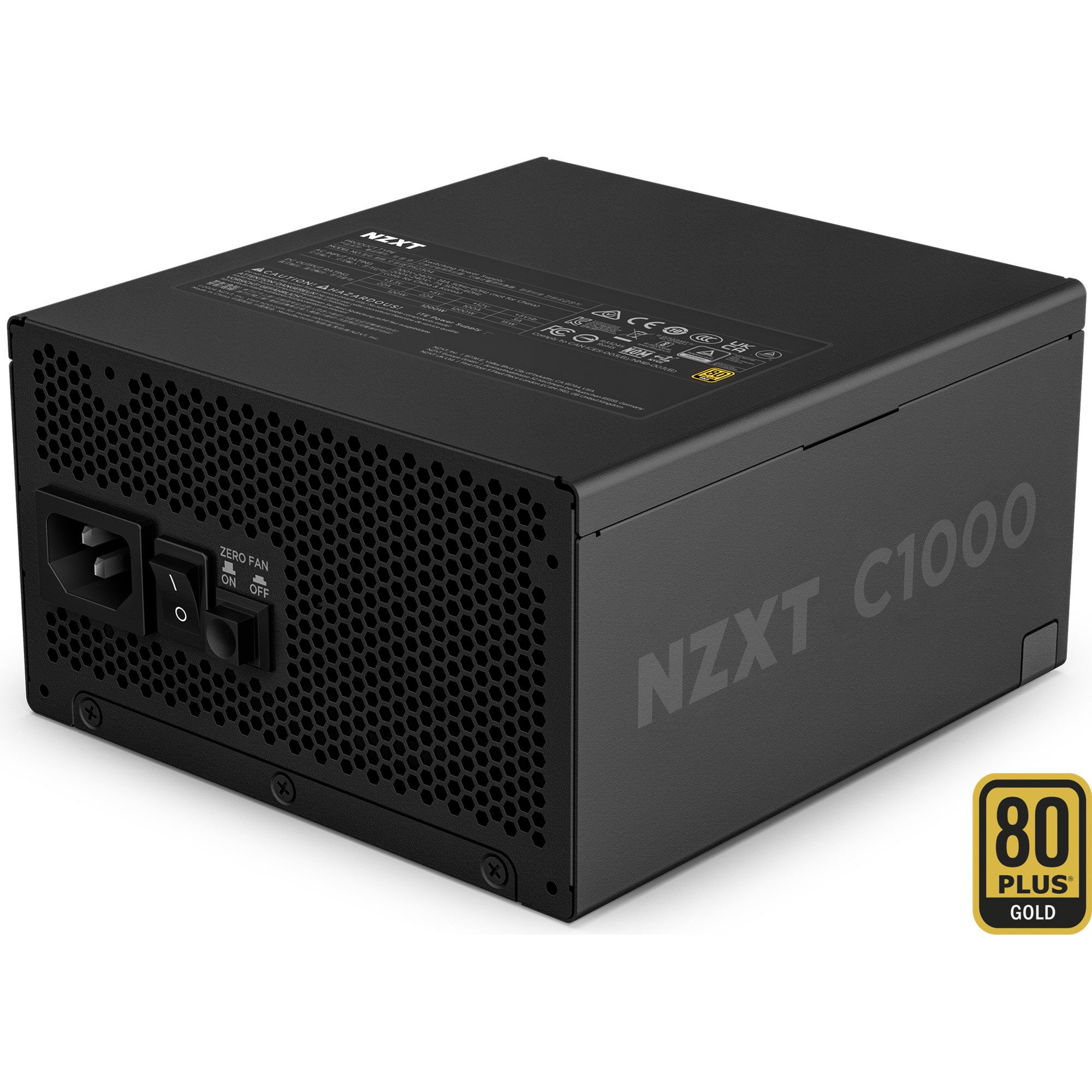 NZXT NZXT C1000 Gold ATX 3.1, PC-Netzteil, (1x 16-Pin PC-Netzteil