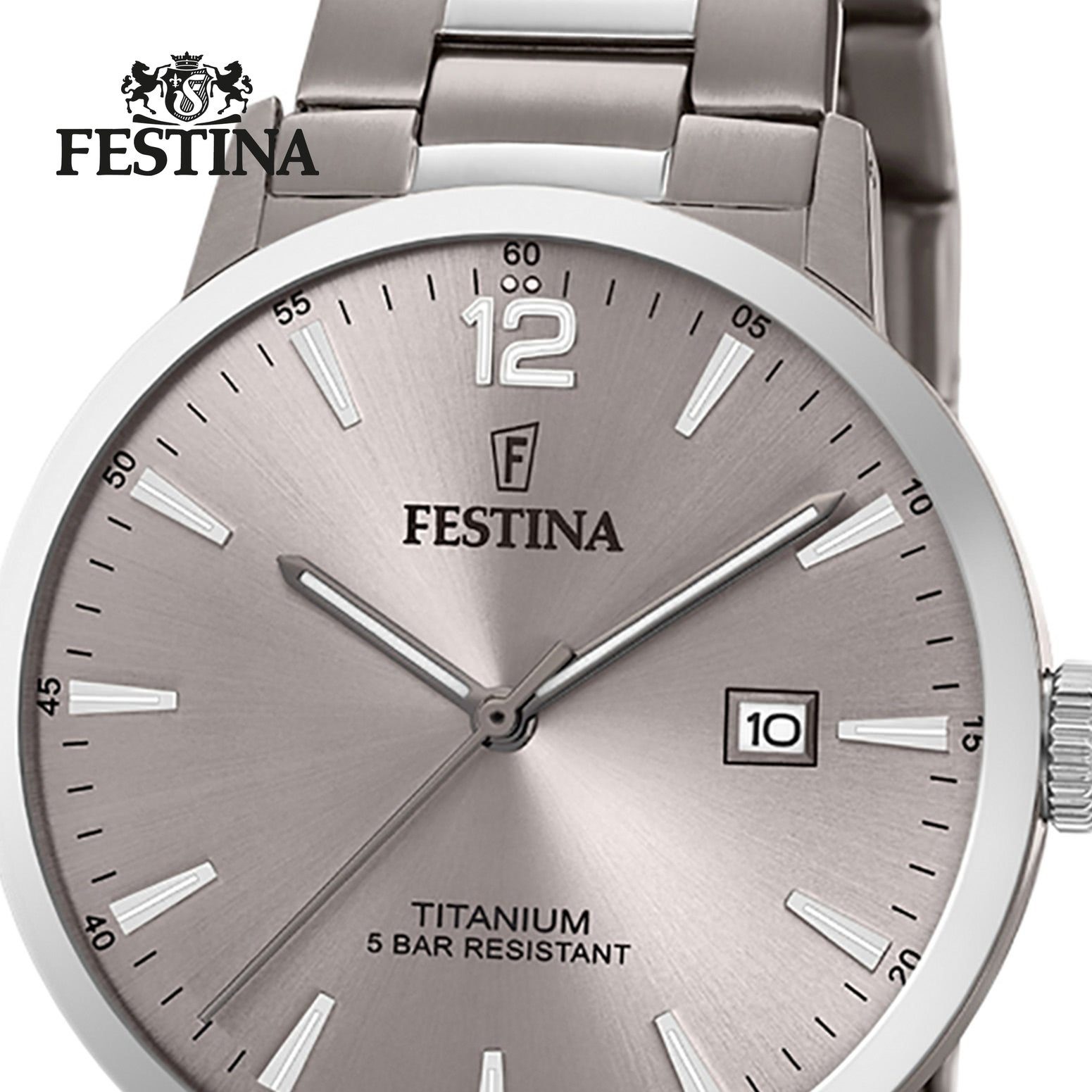 Festina Quarzuhr Festina Herren Uhr F20435/2 Analog Titan, (Analoguhr), Her günstig online kaufen