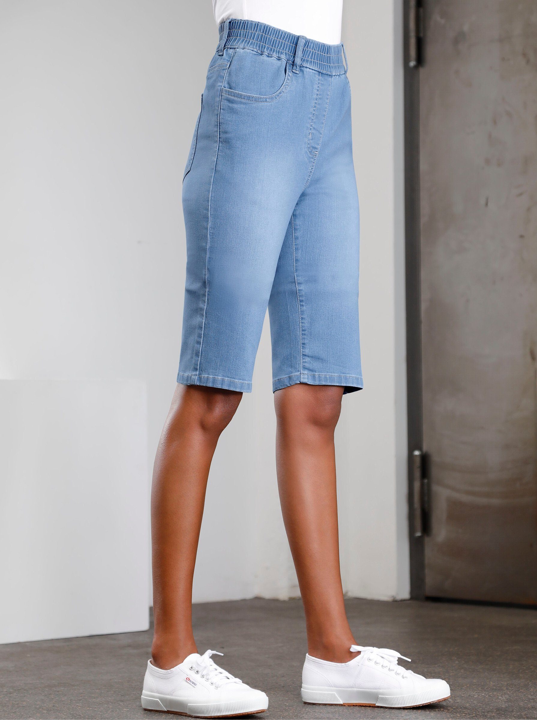 Sieh an! Jeansshorts Jeansbermudas günstig online kaufen