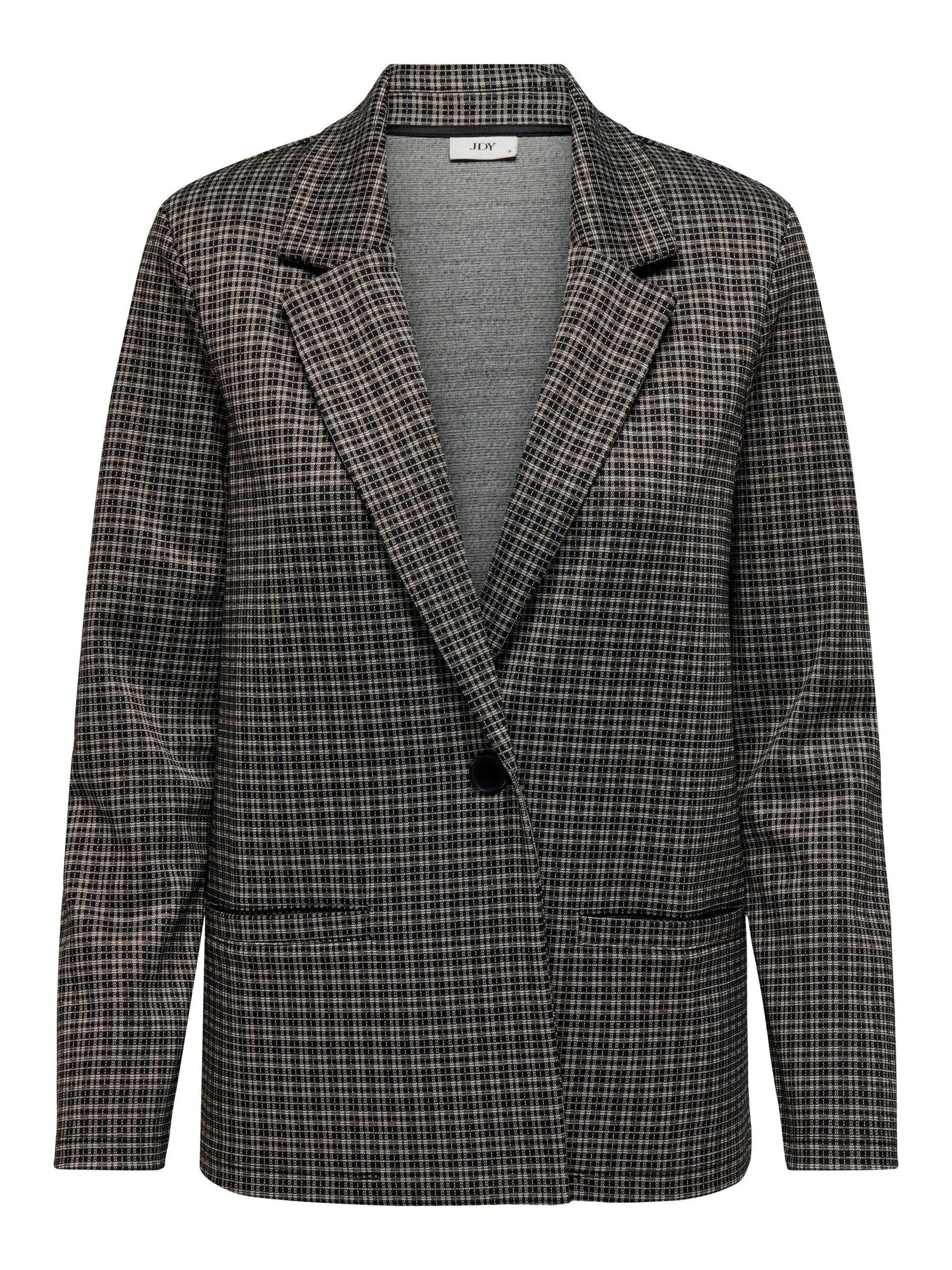 JACQUELINE de YONG Jackenblazer Karierter Langarm Blazer JDYGEGGO (regular fit) JDYGEGGO HUGH L/S CHECK BLAZER JRS ATK