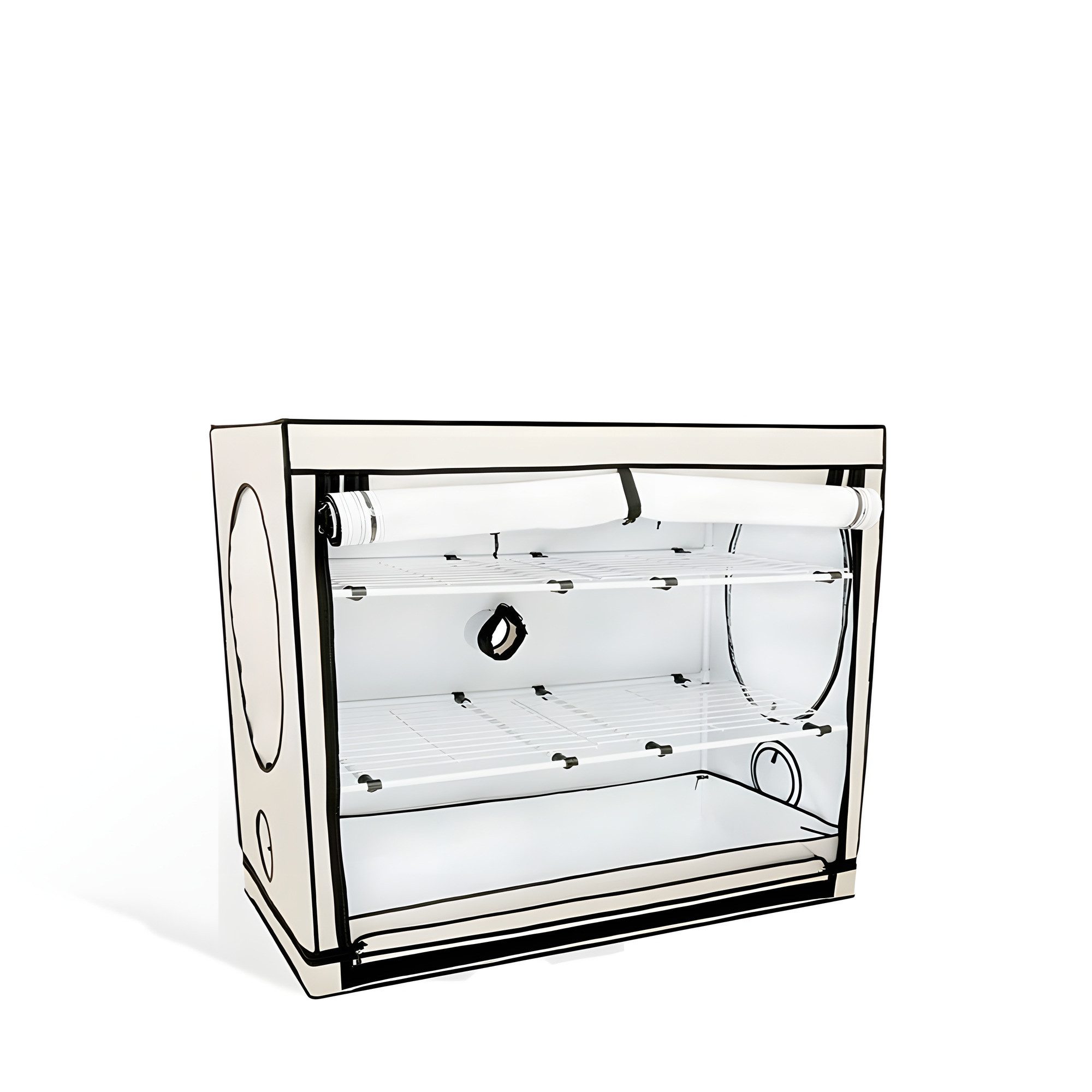 HOMEbox Foliengewächshaus Homebox Vista Medium, 125x65x120cm