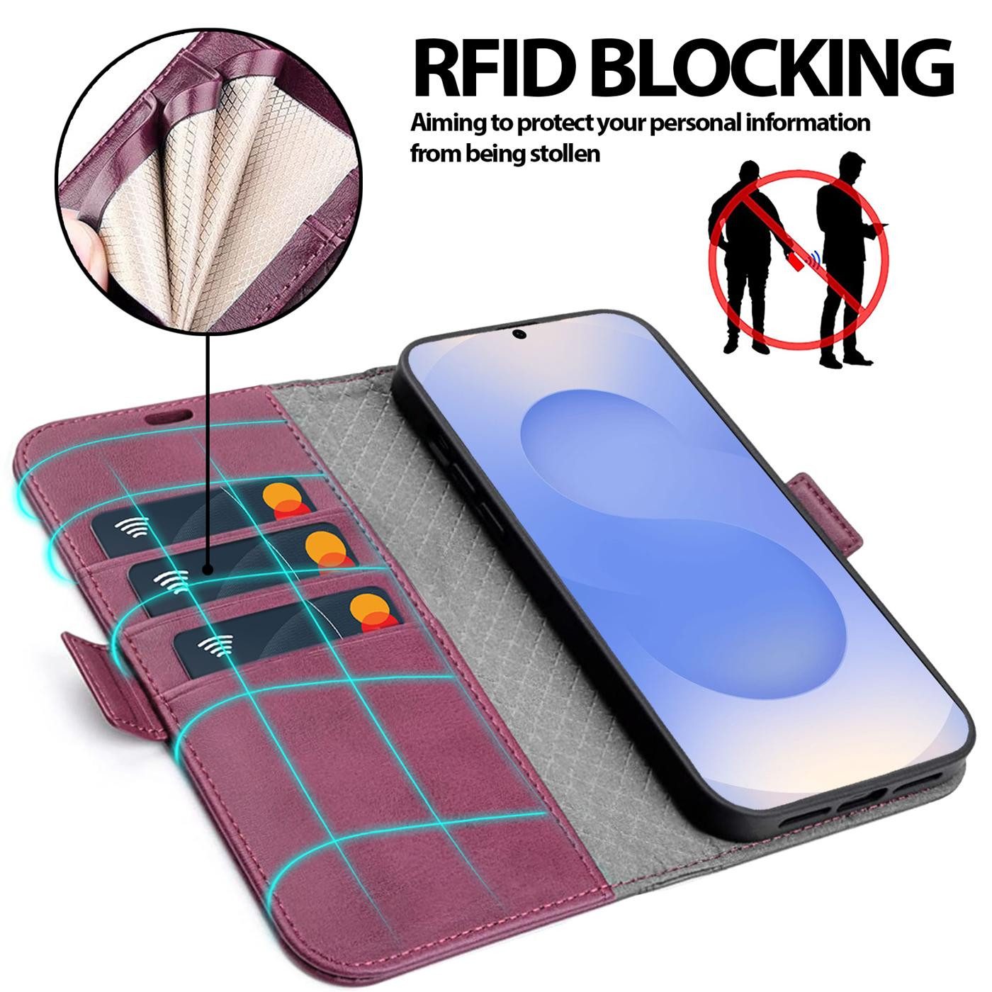 CoolGadget Handyhülle Book Case Elegance Tasche für Samsung Galaxy S26+ 6,7 Zoll, Hülle Magnet Klapphülle Flip Case für Samsung S26 Plus Schutzhülle – Bild 4 von 5