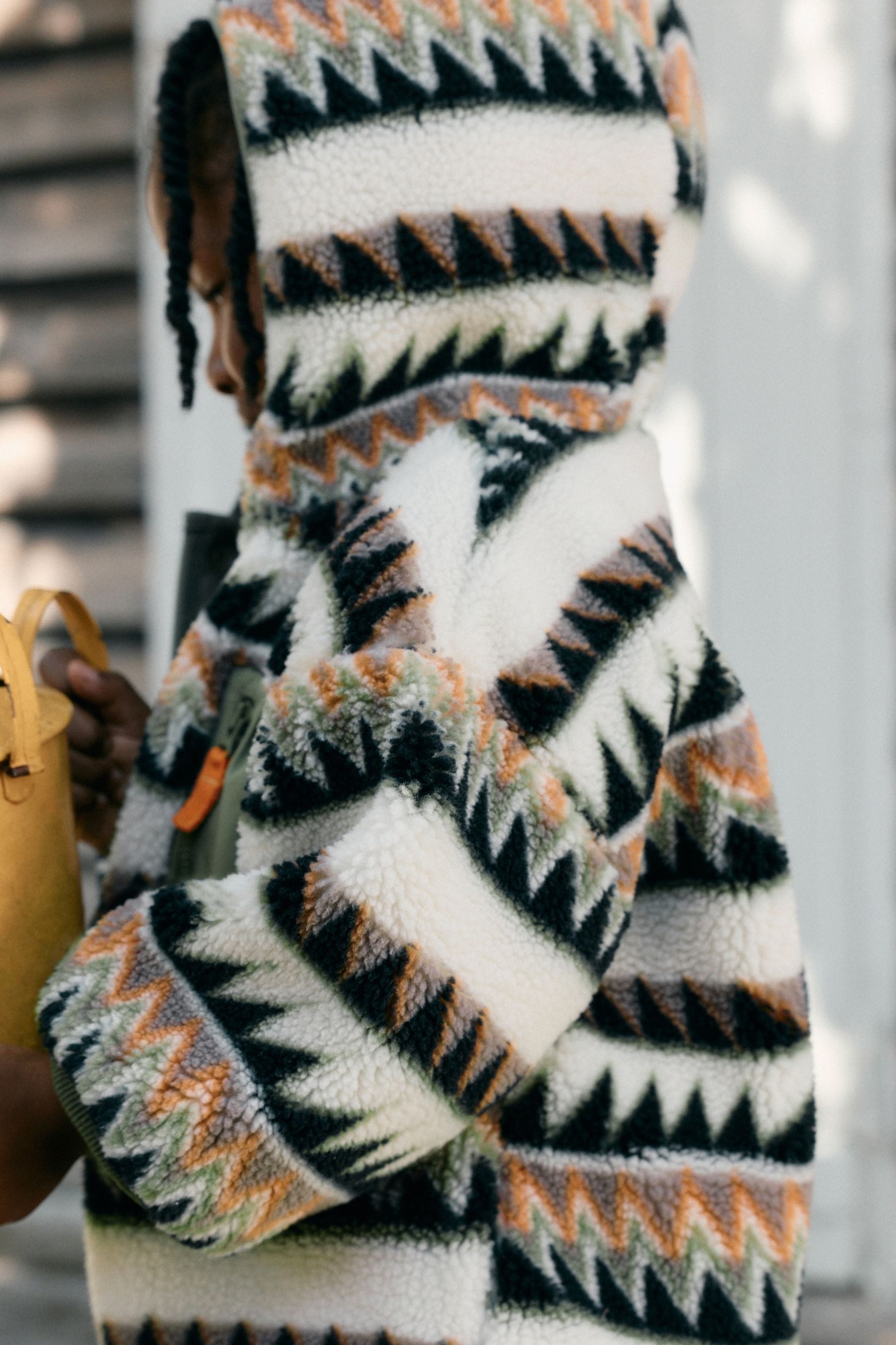 Next Fleecejacke Fleece mit durchgehendem Print (1-St) – Bild 4 von 5