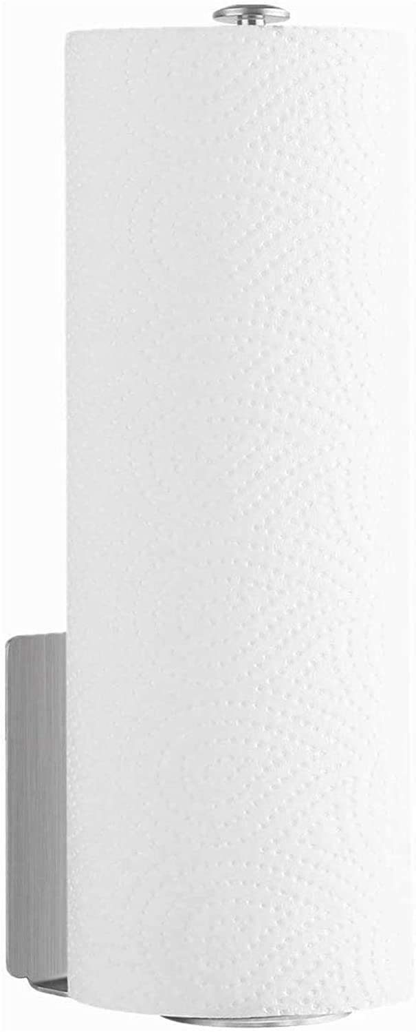 Homfa Küchenrollenhalter Küchenrollenständer Handtuch Papiertuchhalter Edelstahl Ohne Bohren, Selbstklebend, Silberfarbig, Für Küchenrollen, Geschirrhandtuch, Küche