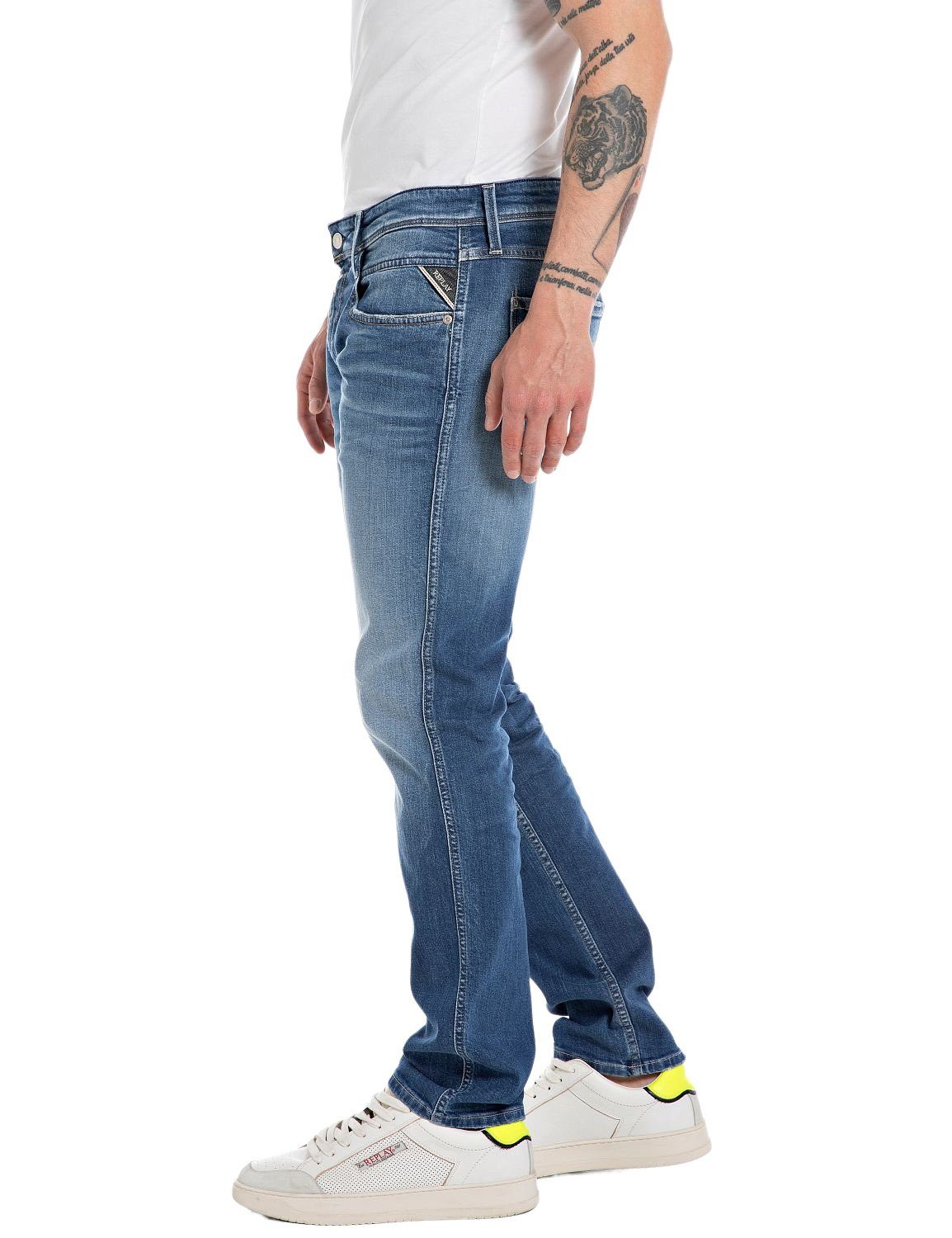 Slim-fit-Jeans Replay ANBASS Stretch mit