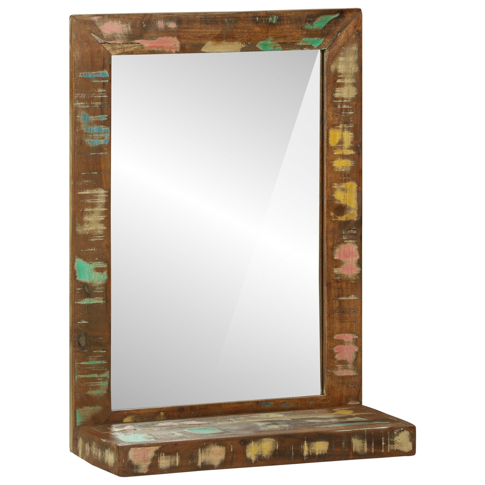 vidaXL Spiegel Badezimmerspiegel 50x22x70 cm Massivholz günstig online kaufen