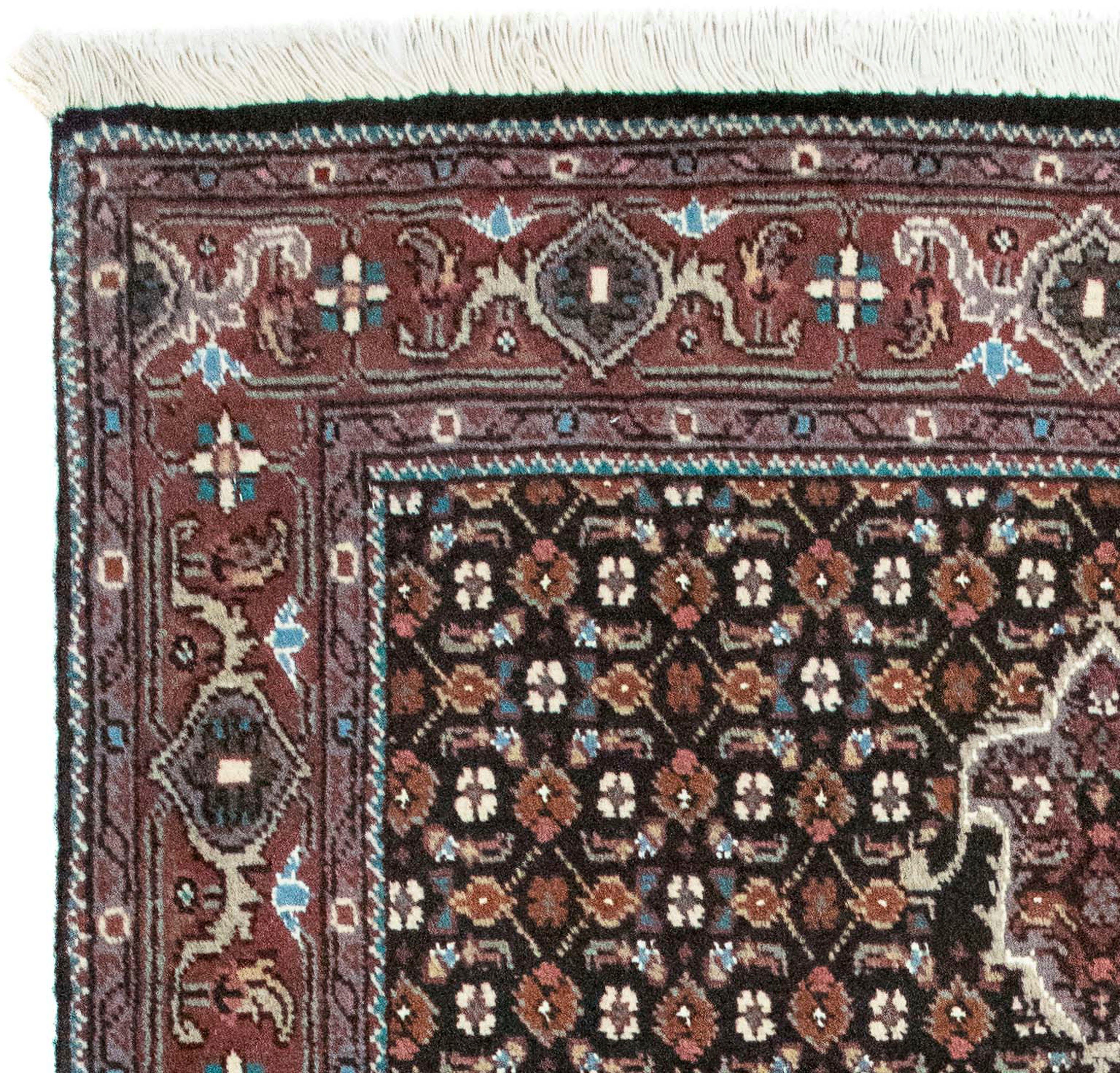 Orientteppich Perser Zertifikat rechteckig, 75 - - 10 127 Höhe: x mit mm, dunkelblau, Wohnzimmer, morgenland, - Einzelstück Handgeknüpft, cm Täbriz
