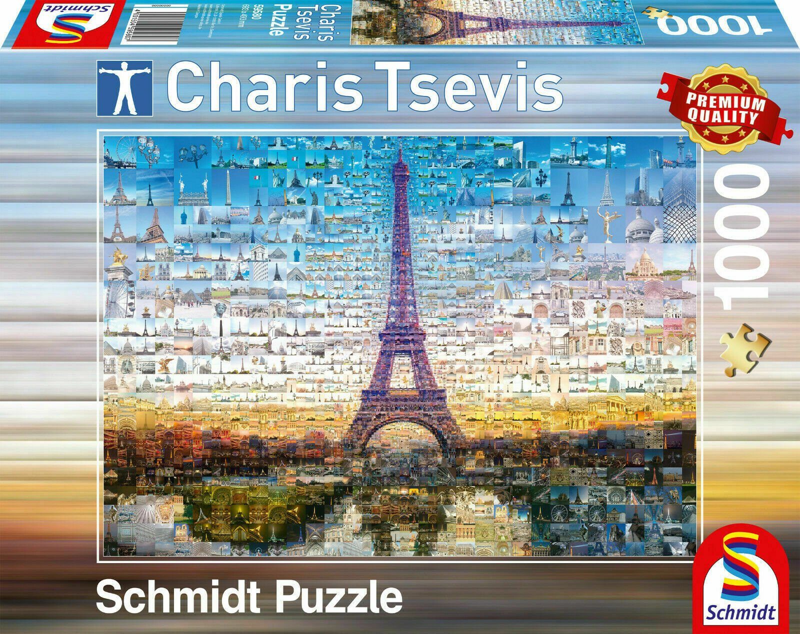 Schmidt Spiele Puzzle Paris, 1000 Puzzleteile