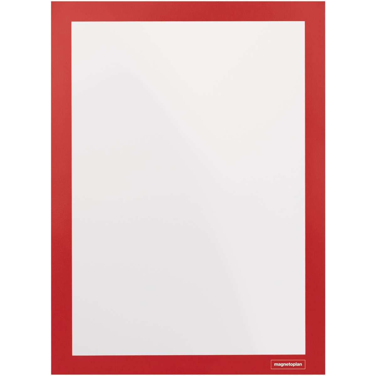 magnetoplan® Magnet 2 magnetoplan Magnetrahmen selbstklebend Magnetofix rot A4