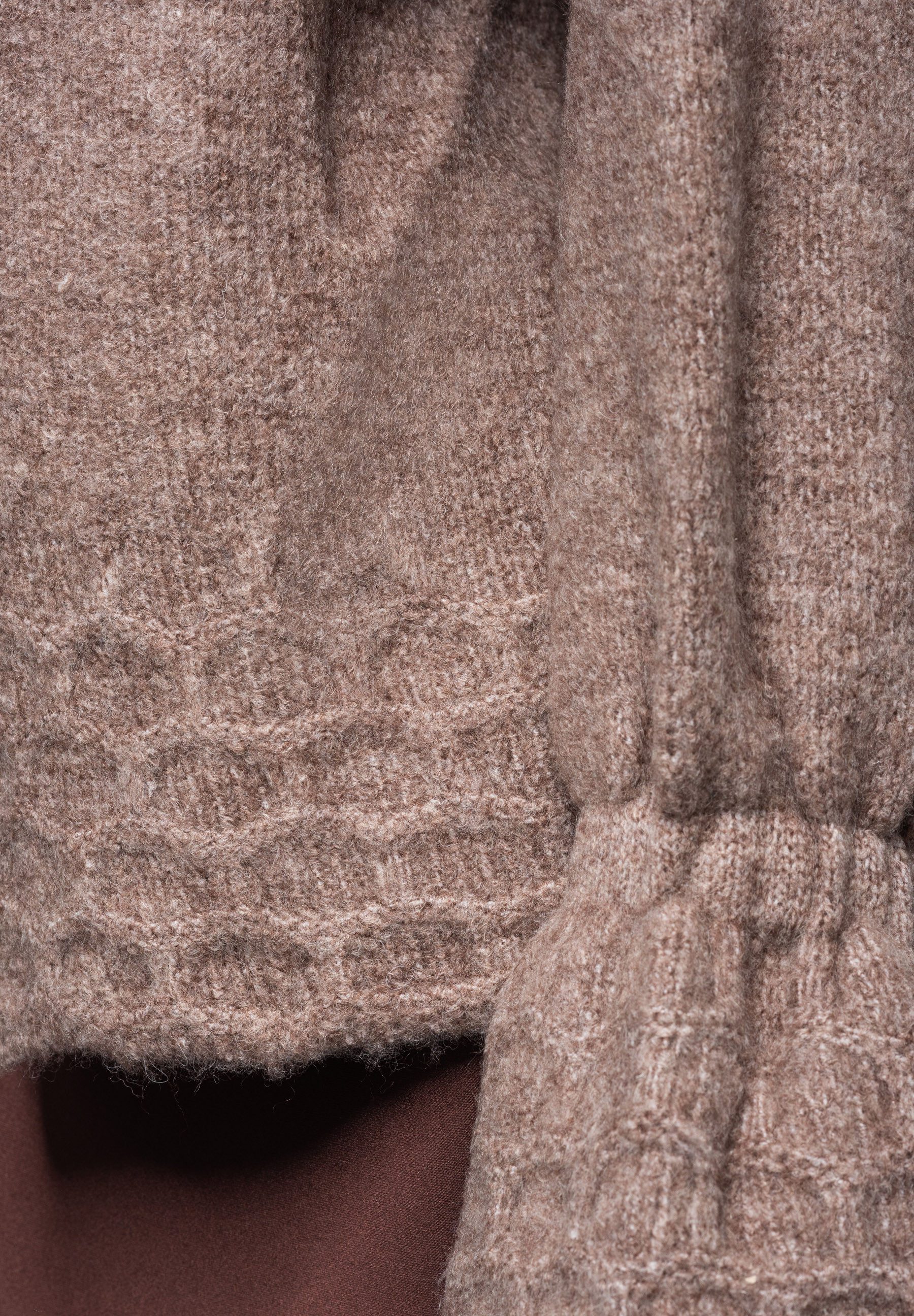 OMBRE Strickpullover Damenstrickjacke mit weiten Ärmeln