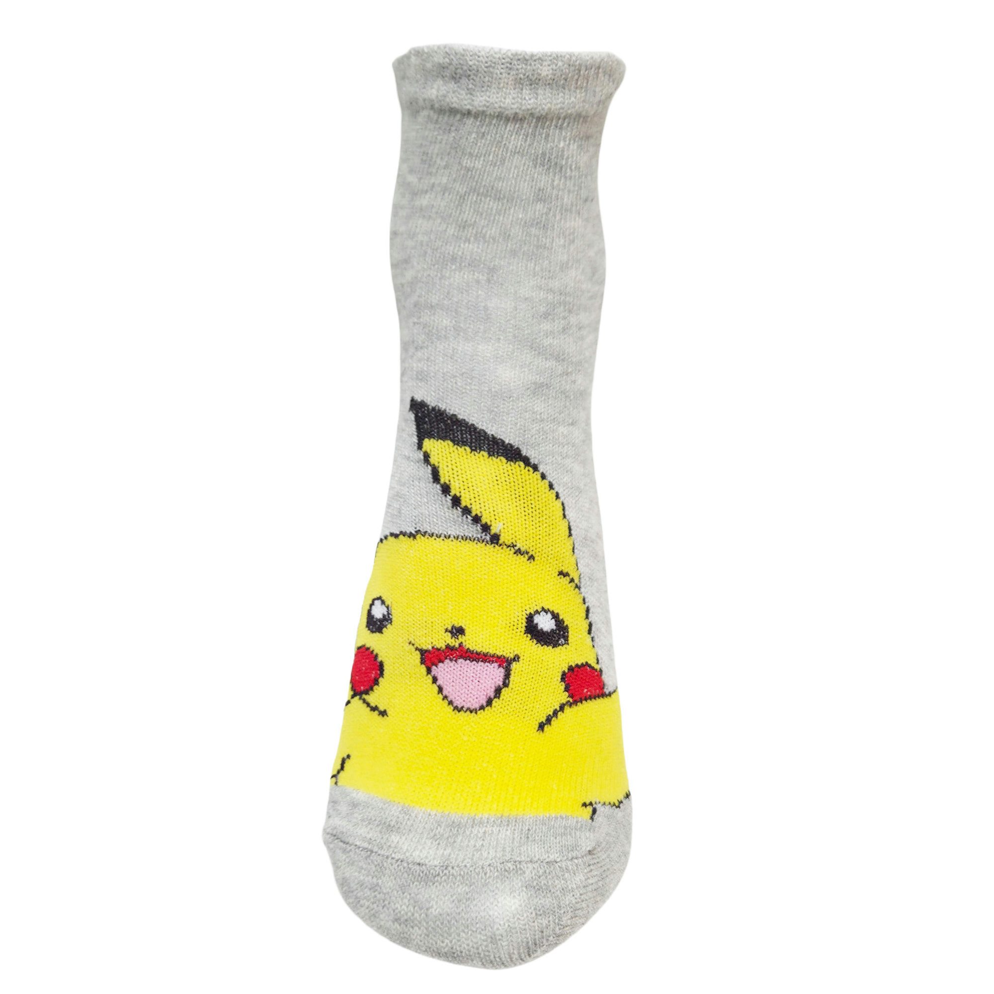 POKÉMON Langsocken Pokemon Pikachu Pokeball Kinder lange Socken 3er Pack Gr. 23-34 (3-Paar) – Bild 5 von 5