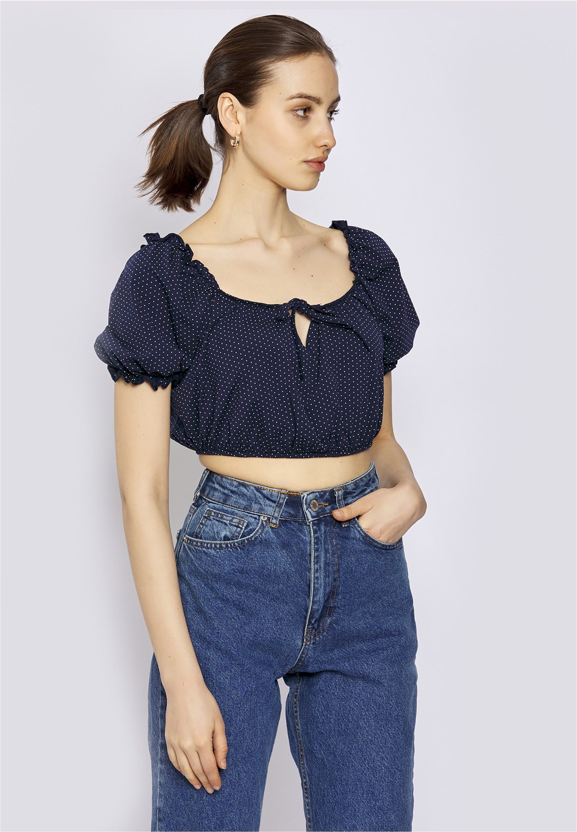 freshlions Funktionstop FREDERIKE (1-tlg) im angesagten Cropped-Stil