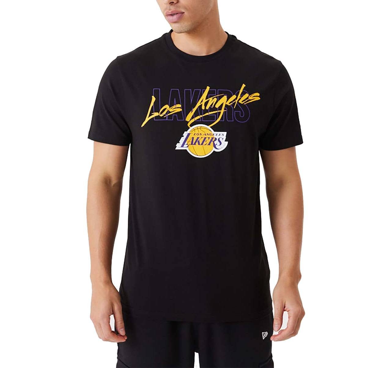 New Era T-Shirt T-Shirt New Era Script Los Angeles Lakers