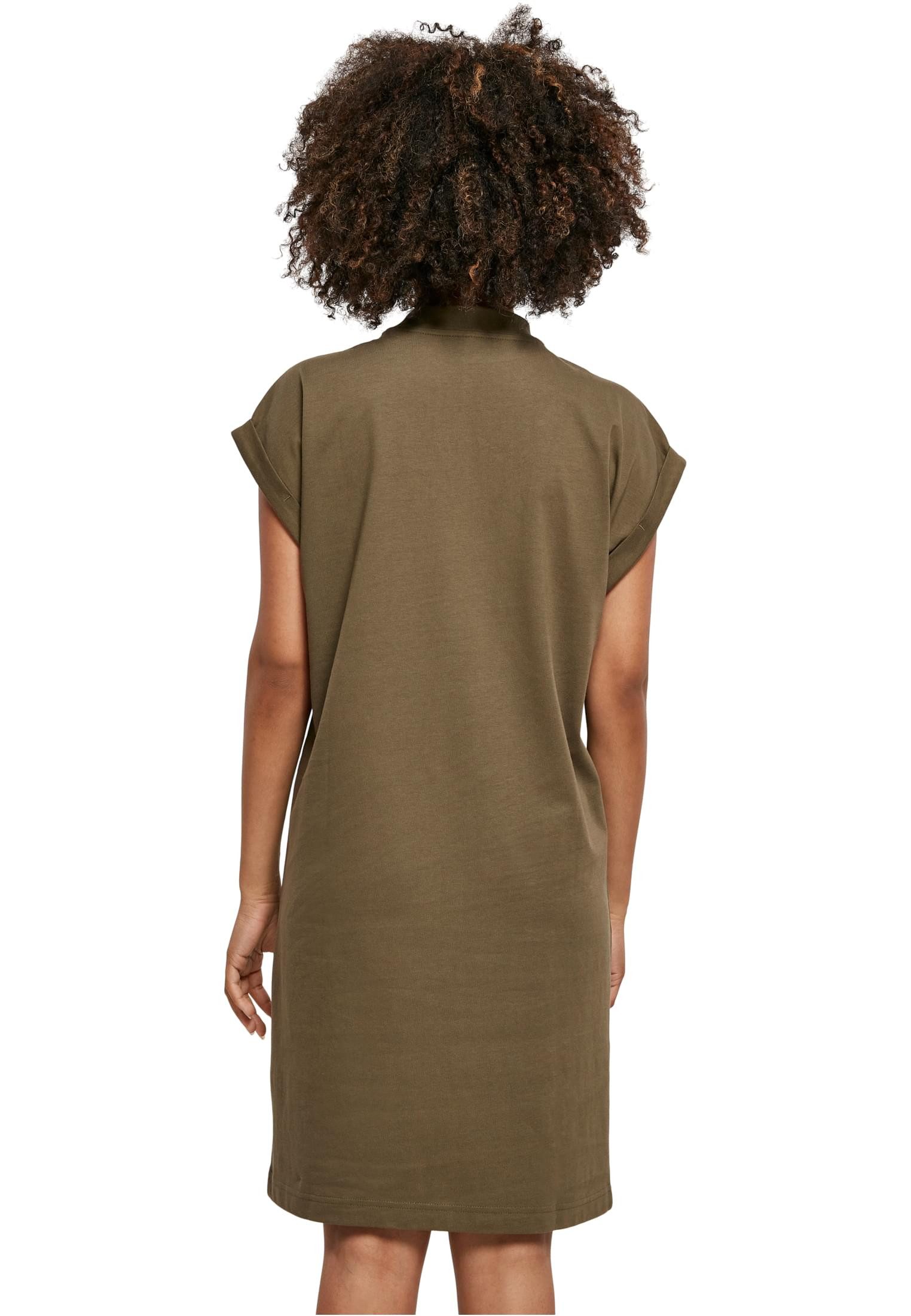 urbandreamz Jerseykleid Damen Kleid überschnittene Schultern Jersey Turn Up günstig online kaufen