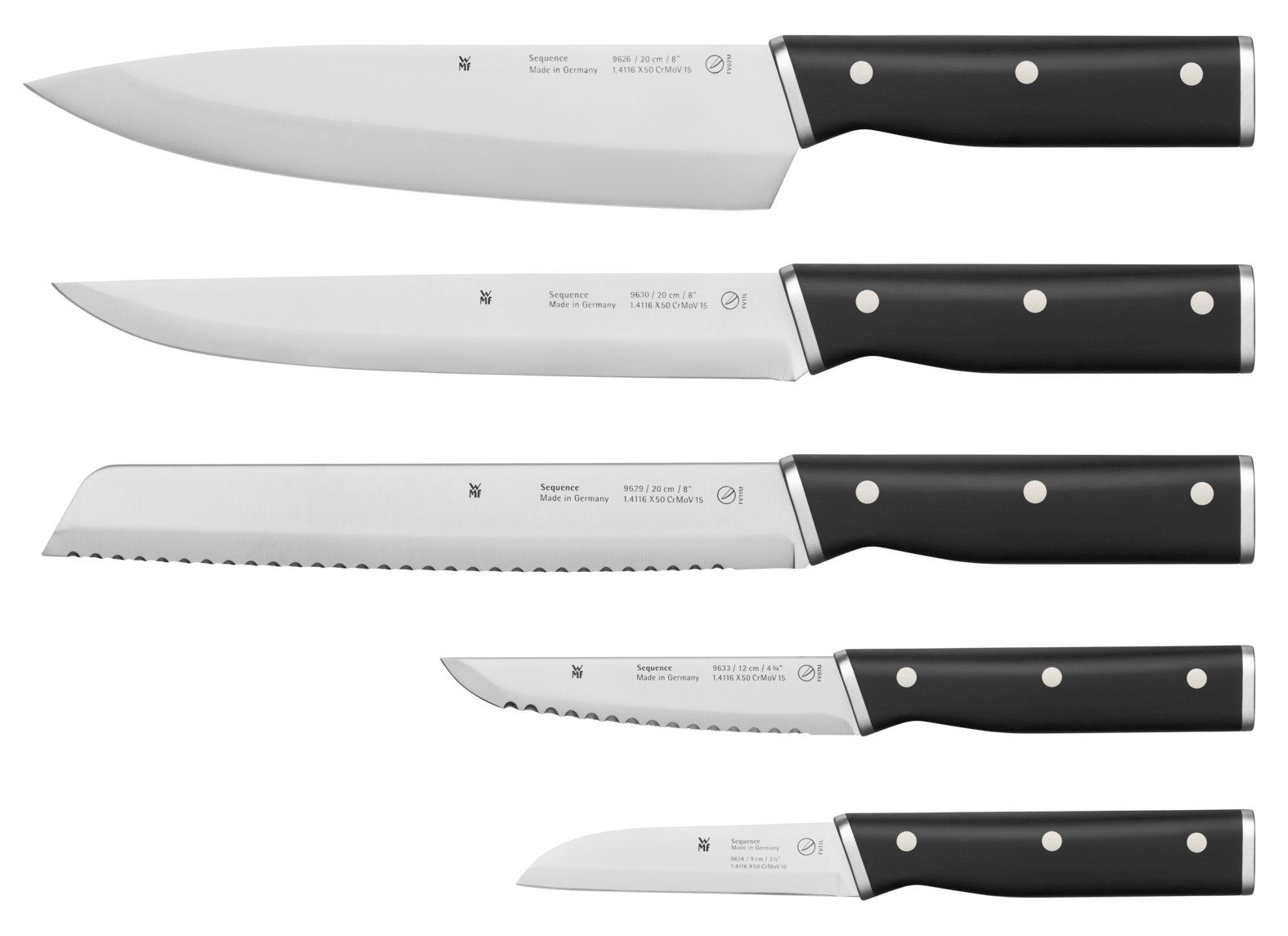 Messer-Set Sequence Messer-Set, 5-teilig