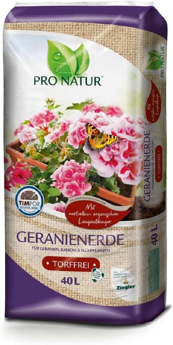 Blumenerde Pro Natur Geranienerde 40 L