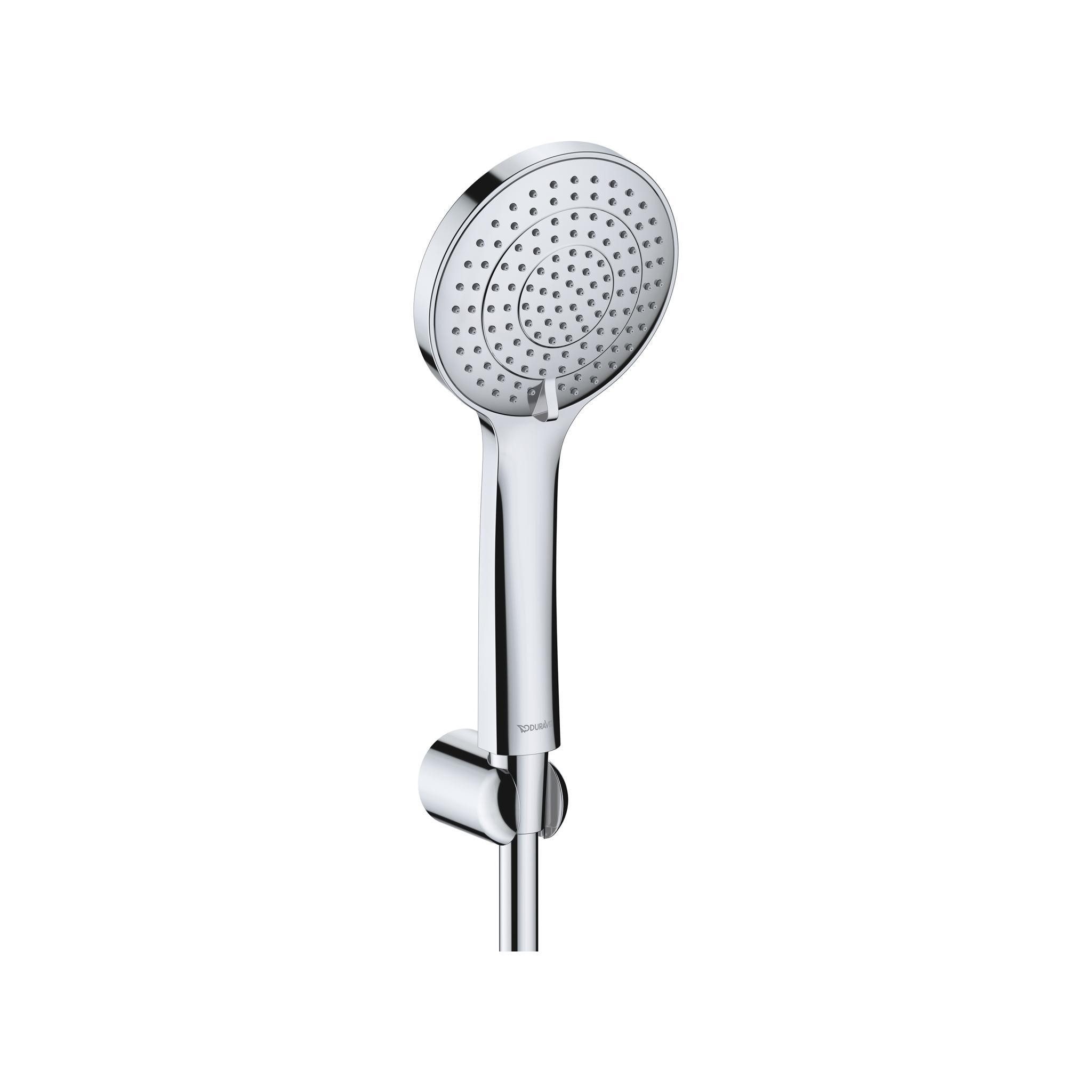 Duravit Brausegarnitur DURAVIT Brausehalterset Handbause 3jet Duschkopf Duschbrause, 3 Strahlart(en)