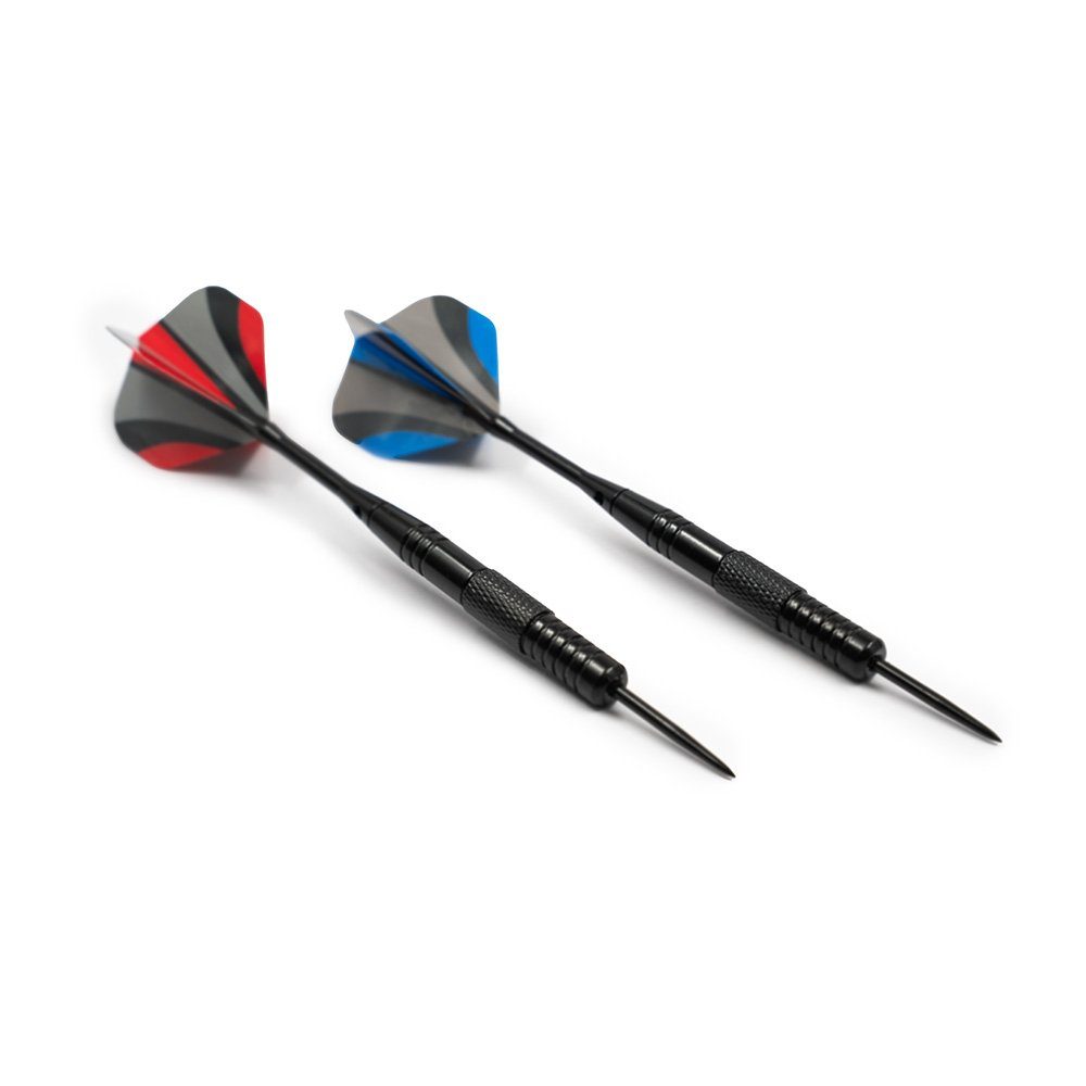 HOME DELUXE Dartscheibe FINISH 45,1 x 45,1 x 4 cm, Dartboard inkl. Dartpfeilen