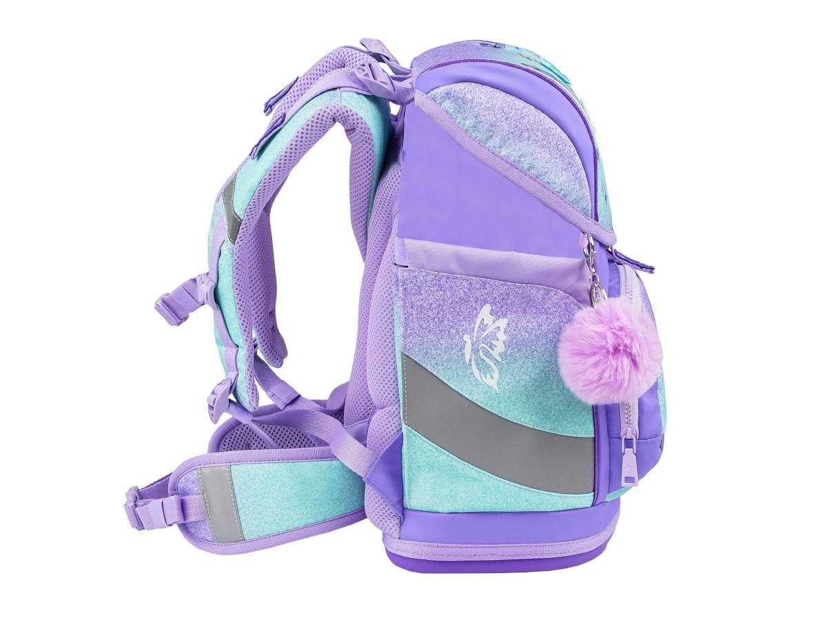 Belmil Schulranzen "Smarty Plus Premium" 2025, höhenverstellbar, 4tlg. Set gefüllt ab 1. Klasse, Einschulung