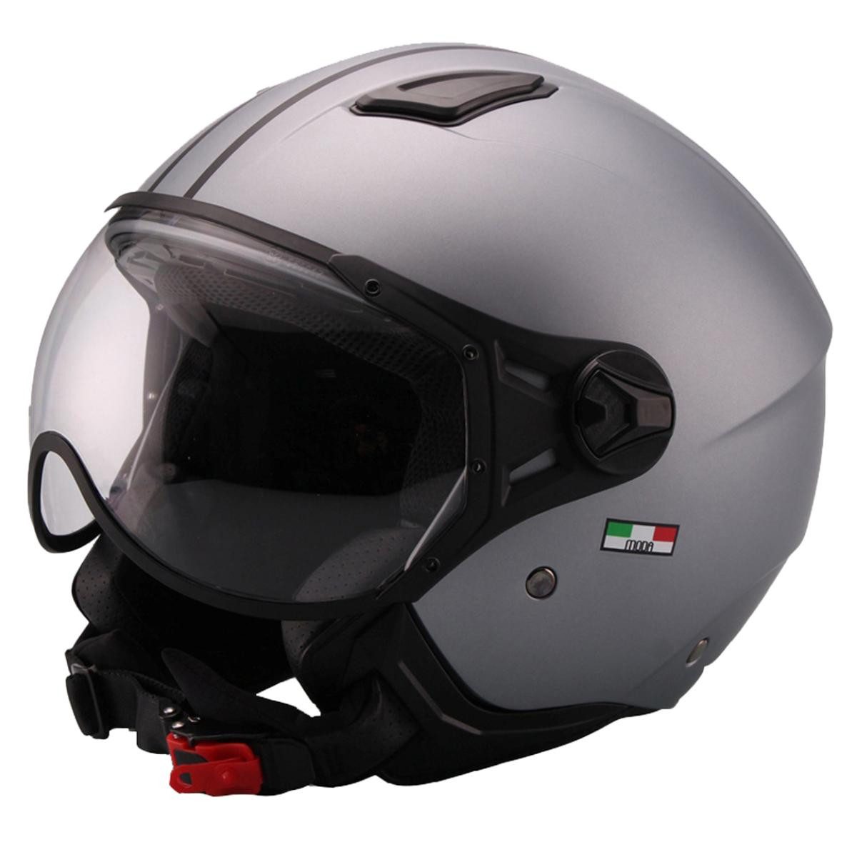 Vito Helmets Motorradhelm VITO MODA, Jethelm, Pilothelm, Rollerhelm, viele Farben, kurzes Visier
