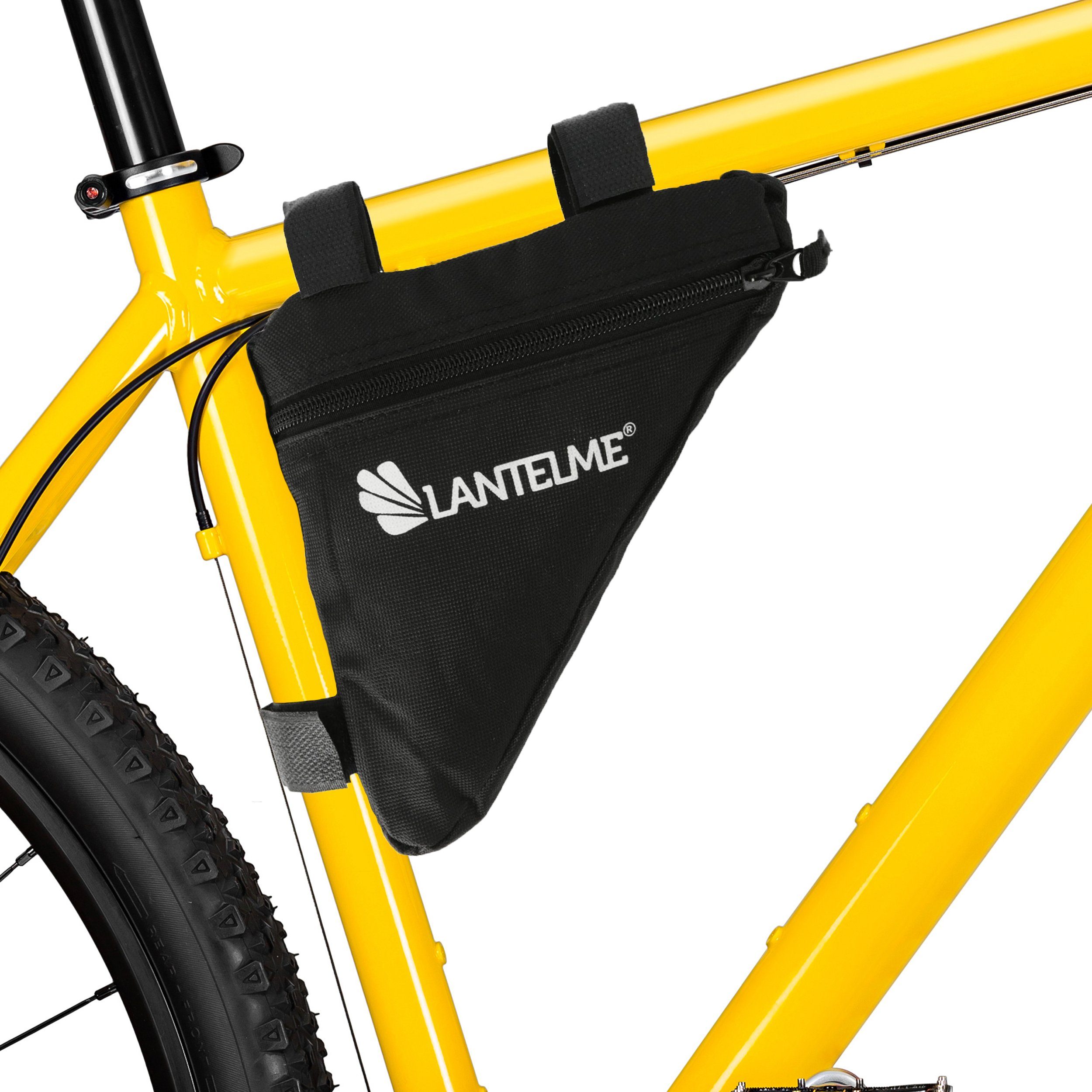 Lantelme Fahrradtasche Fahrrad Rahmentasche Wasserdicht Werkzeugtasche Dreiecktasche (1-tlg), Oberrohrtasche Wasserabweisend, Triangle Tasche aus Nylon