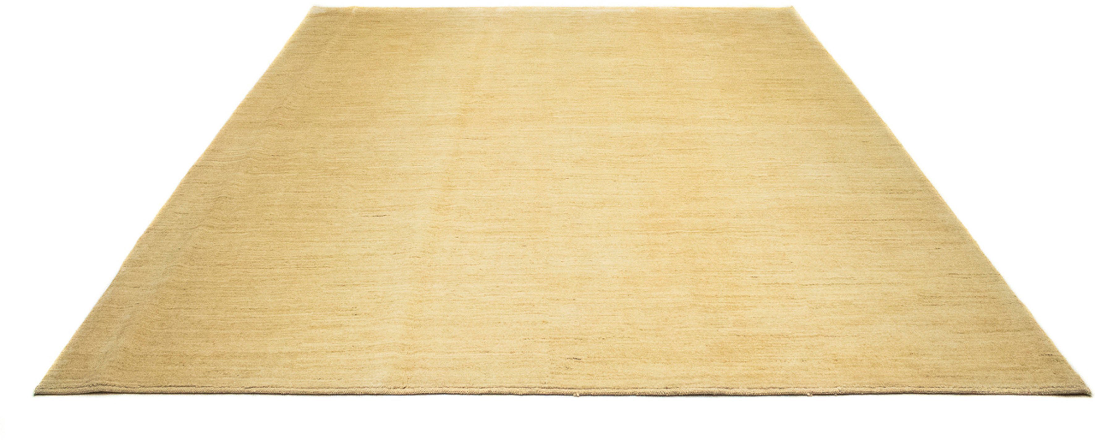 Wollteppich Gabbeh - Perser - 294 x 256 cm - beige, morgenland, rechteckig, Höhe: 18 mm, Wohnzimmer, Handgeknüpft, Einzelstück mit Zertifikat
