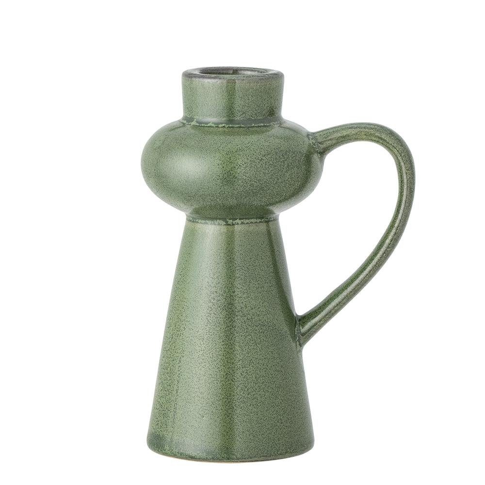 Bloomingville Kerzenständer Fija, Grün Steingut 13cm günstig online kaufen