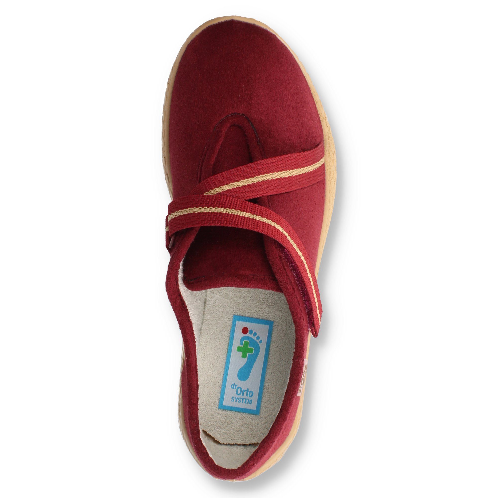 Dr. Orto Stavoren für schmale Füße Damen Sneaker Slipper, Ballerinas, Klettverschluss
