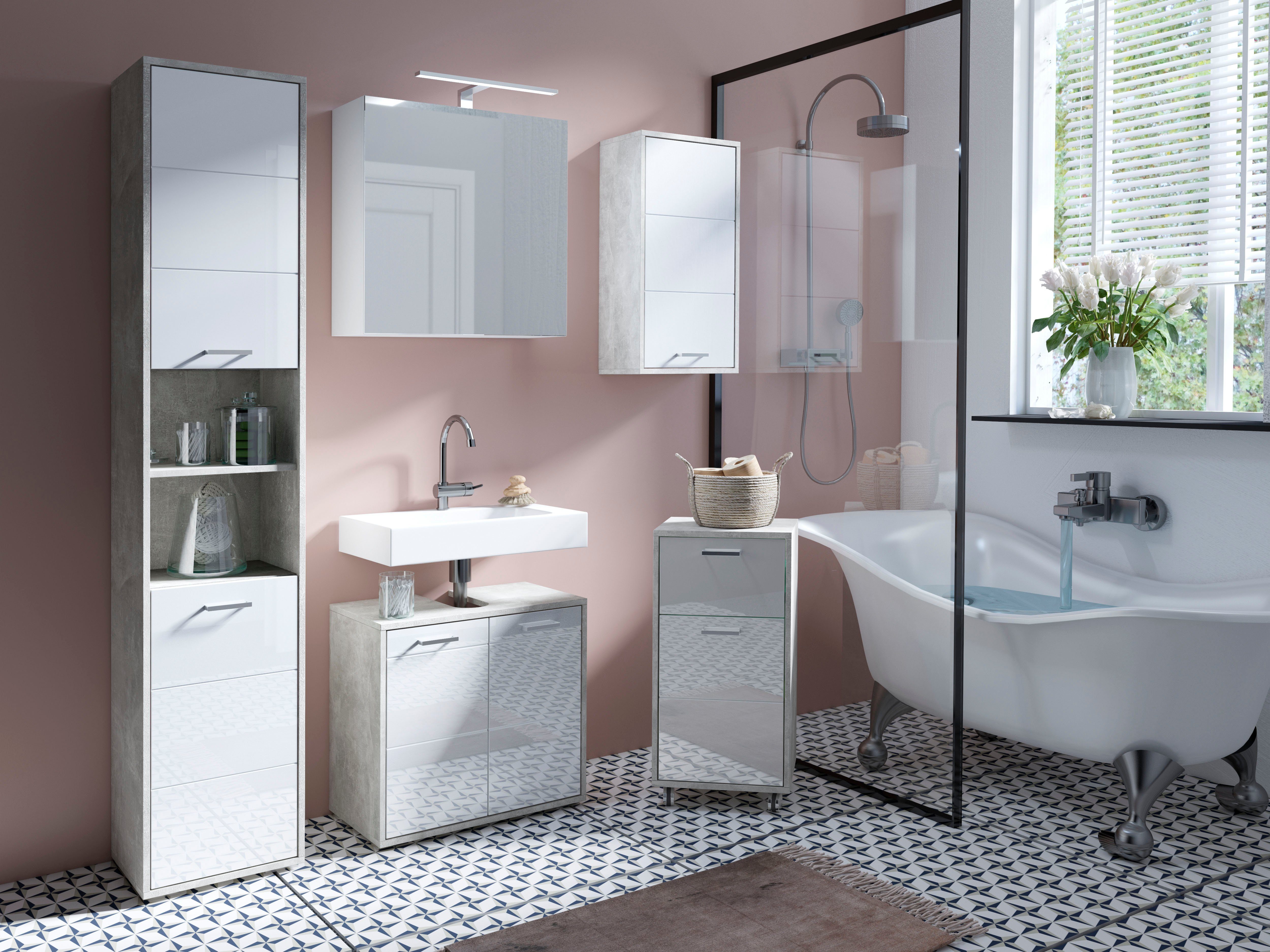 byLIVING Spiegelschrank Serie Spree, in vielen Breiten erhältlich Soft-Clos günstig online kaufen