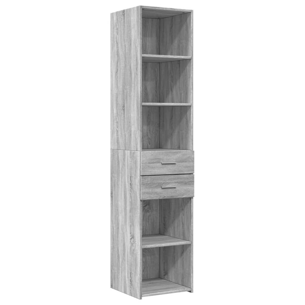 vidaXL Highboard Highboard Grau Sonoma 40x42,5x185 günstig online kaufen