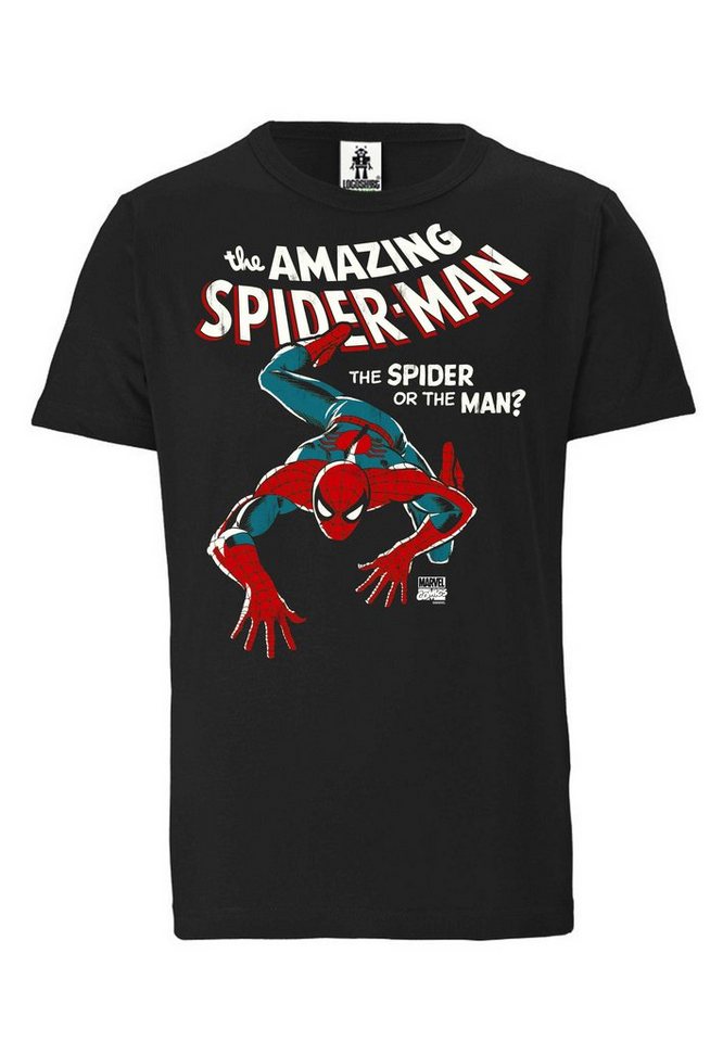 LOGOSHIRT T-Shirt Marvel - Amazing Spider-Man-Print Spider-Man coolem mit