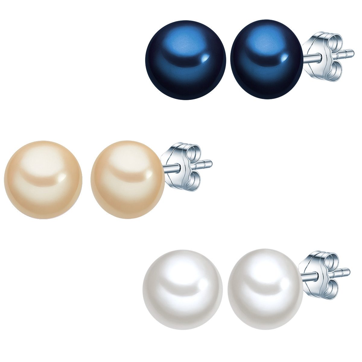 Lulu & Jane Paar Ohrstecker Set: LJ52 (2-tlg), Messing günstig online kaufen