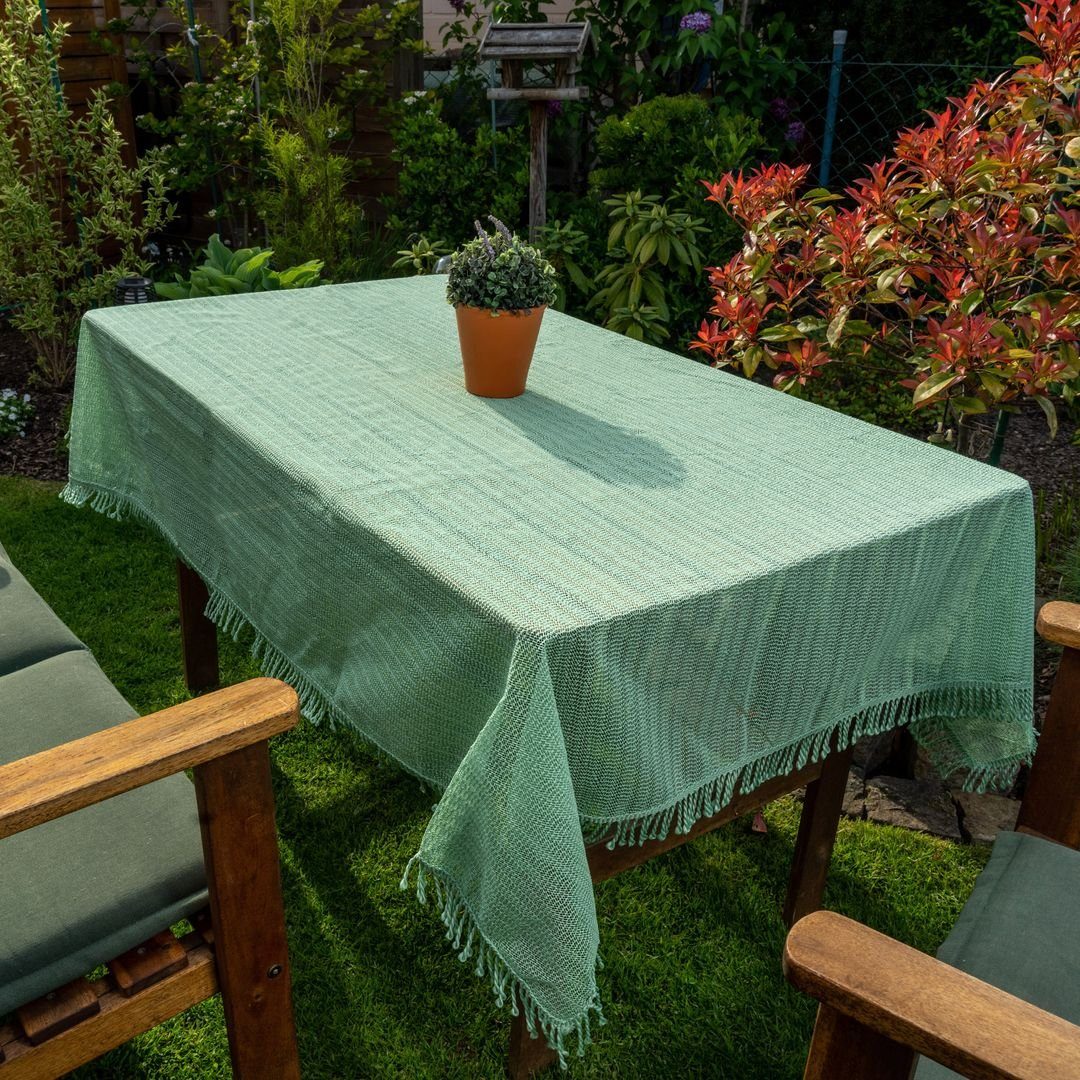 laro Tischdecke Gartentischdecke Wetterfest Rutschfest Eckig günstig online kaufen