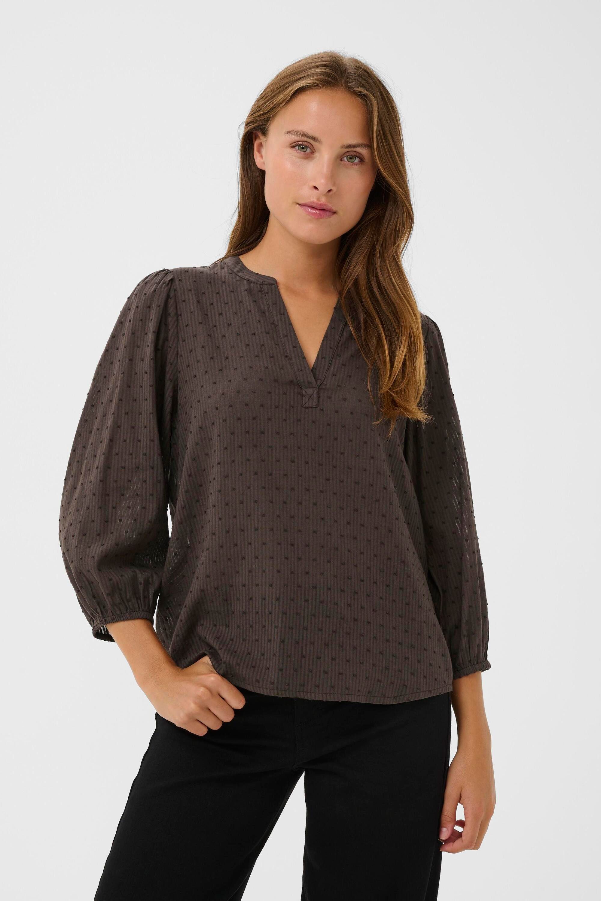 KAFFE Langarmbluse Langarm-Bluse KAfrancesca günstig online kaufen