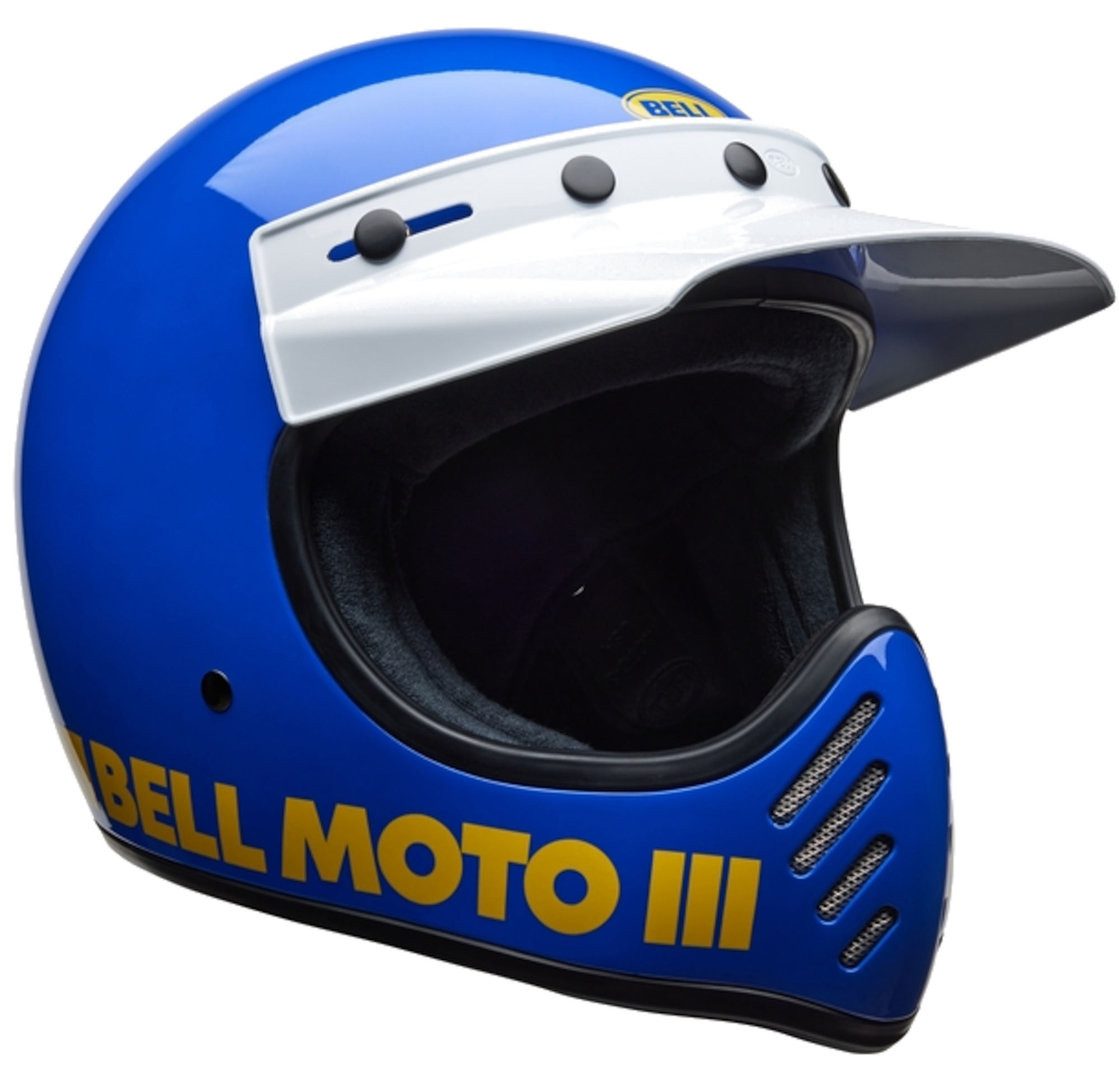 Bell Motocrosshelm Moto-3 Classic Motocross Helm, Herausnehmbares Innenfutter, ECE 22.06