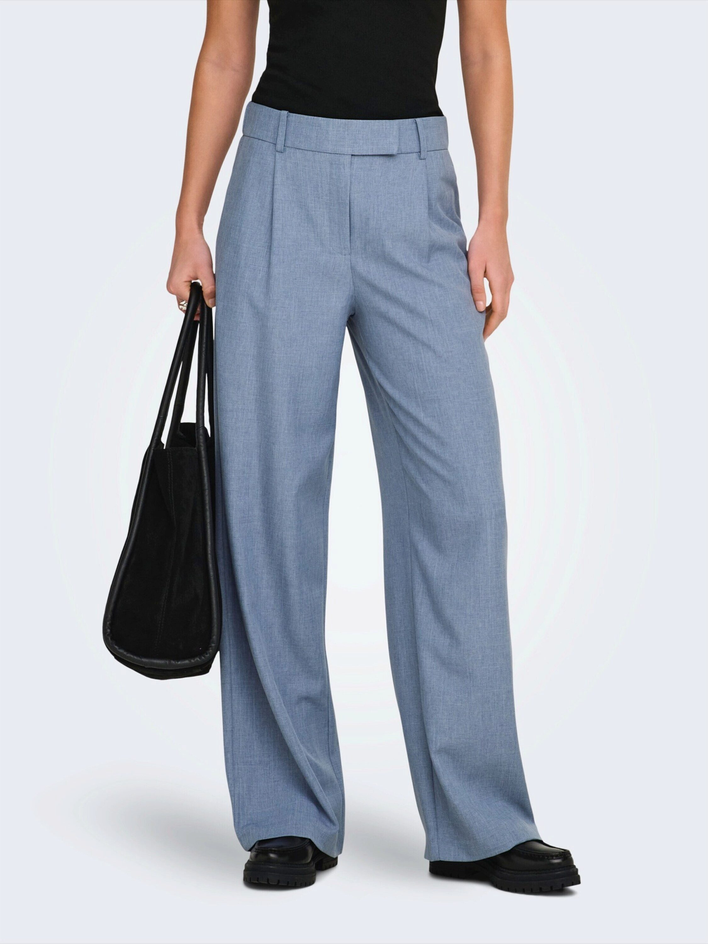 ONLY Bundfaltenhose ONLLinda (1-tlg) Falten