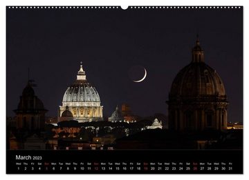CALVENDO Wandkalender Rome and the Stars (Premium-Calendar 2023 DIN A2 Landscape)